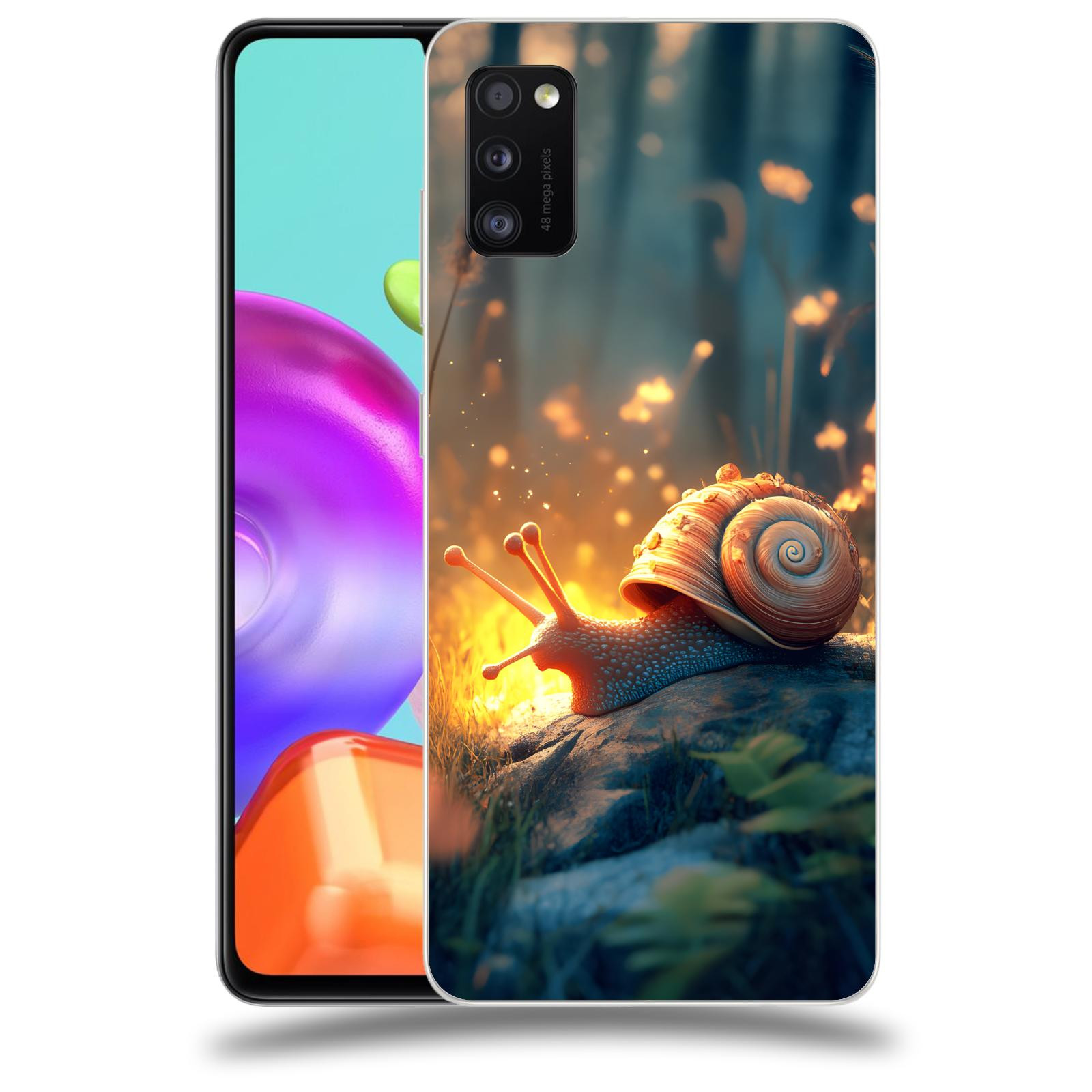 ACOVER Kryt na mobil Samsung Galaxy A41 A415F - Šnek