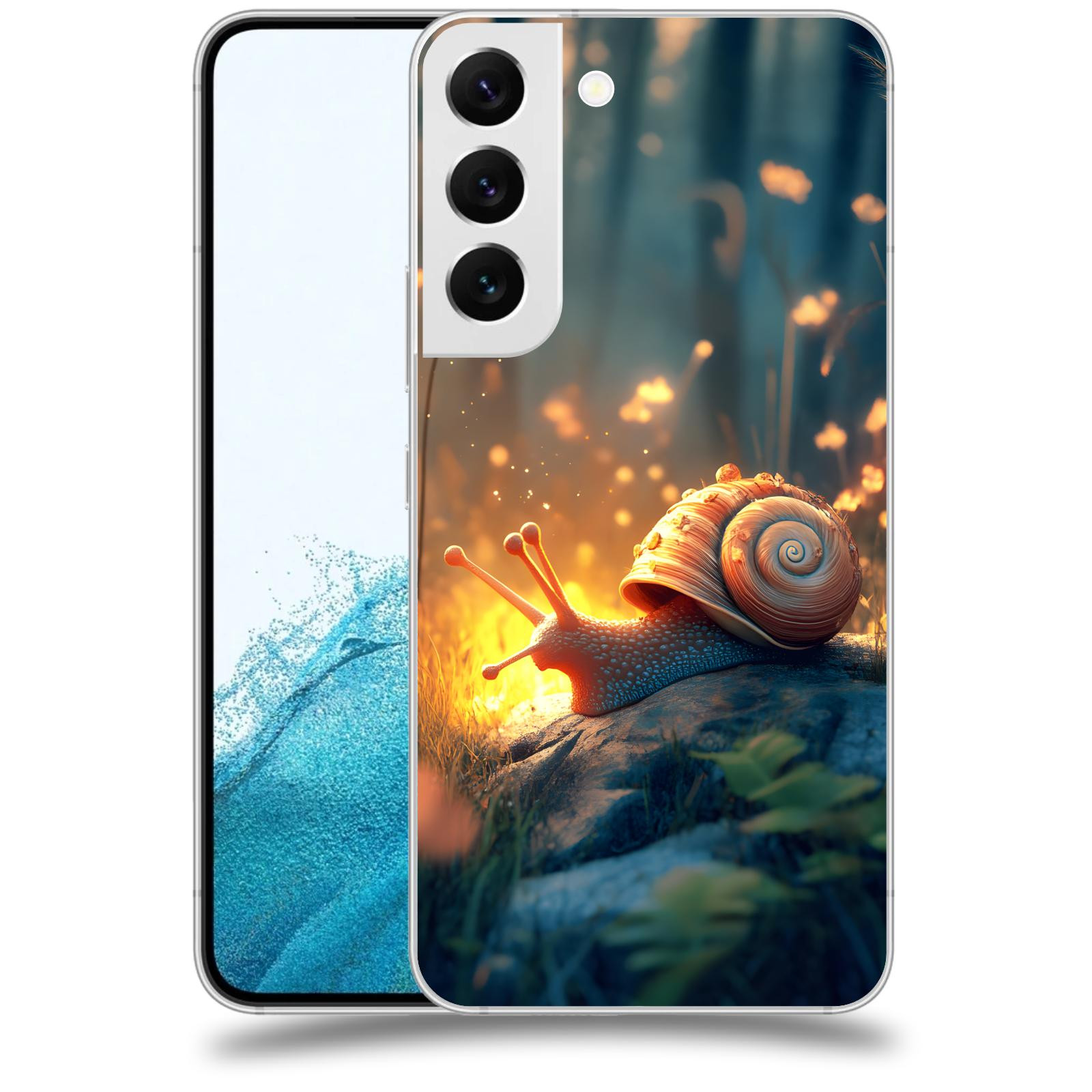 ACOVER Kryt na mobil Samsung Galaxy S22 5G - Šnek