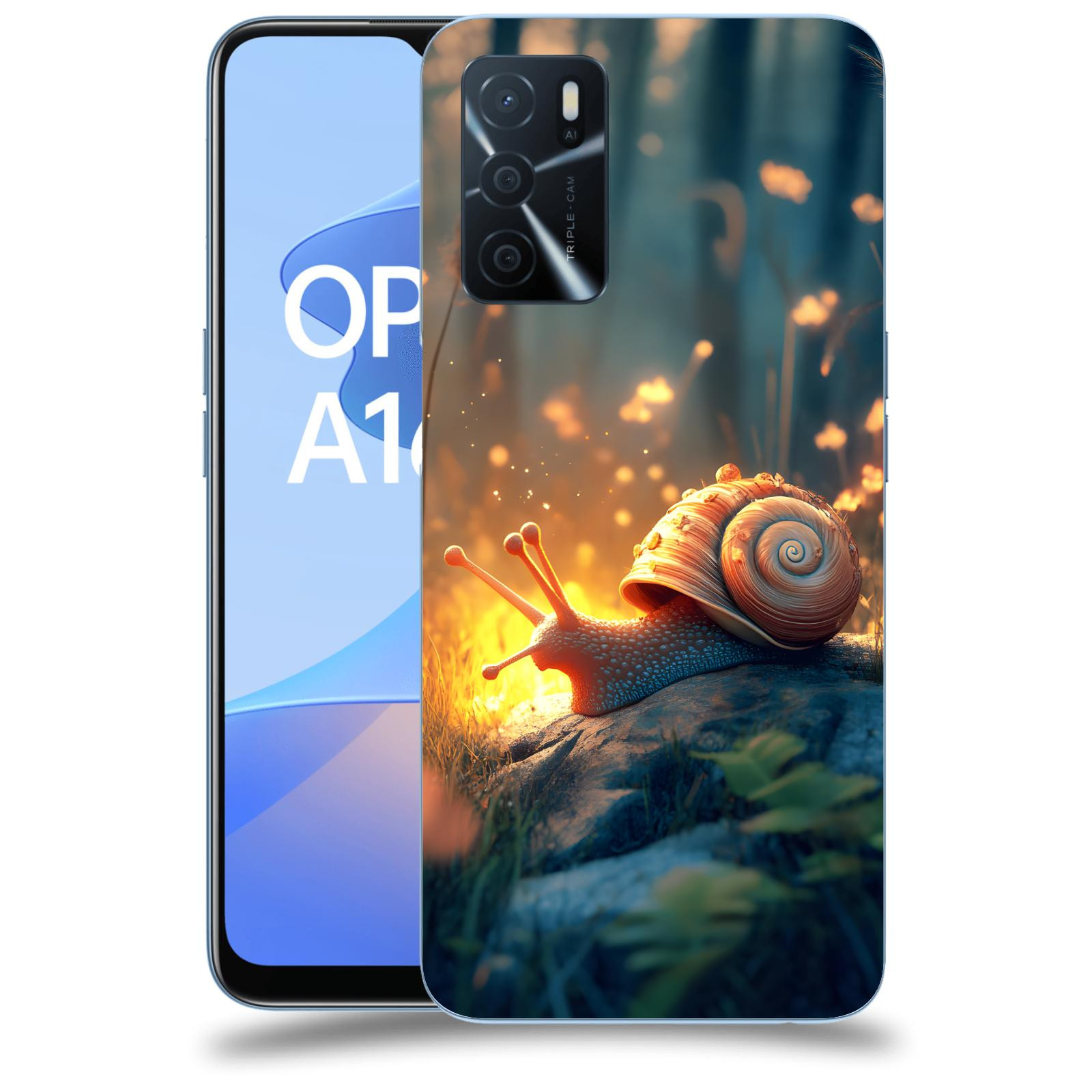 ACOVER Kryt na mobil OPPO A16s - Šnek