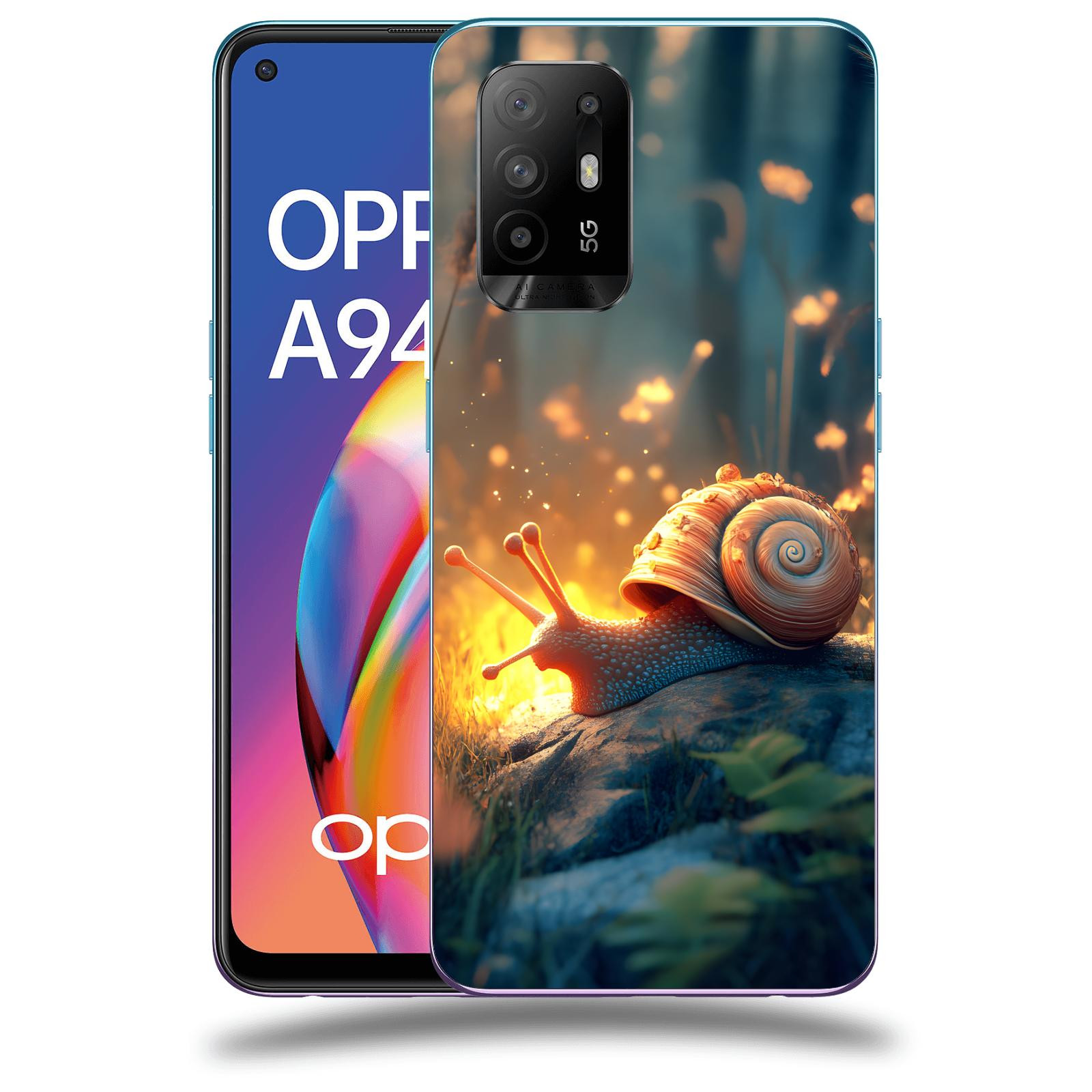 ACOVER Kryt na mobil OPPO A94 5G - Šnek