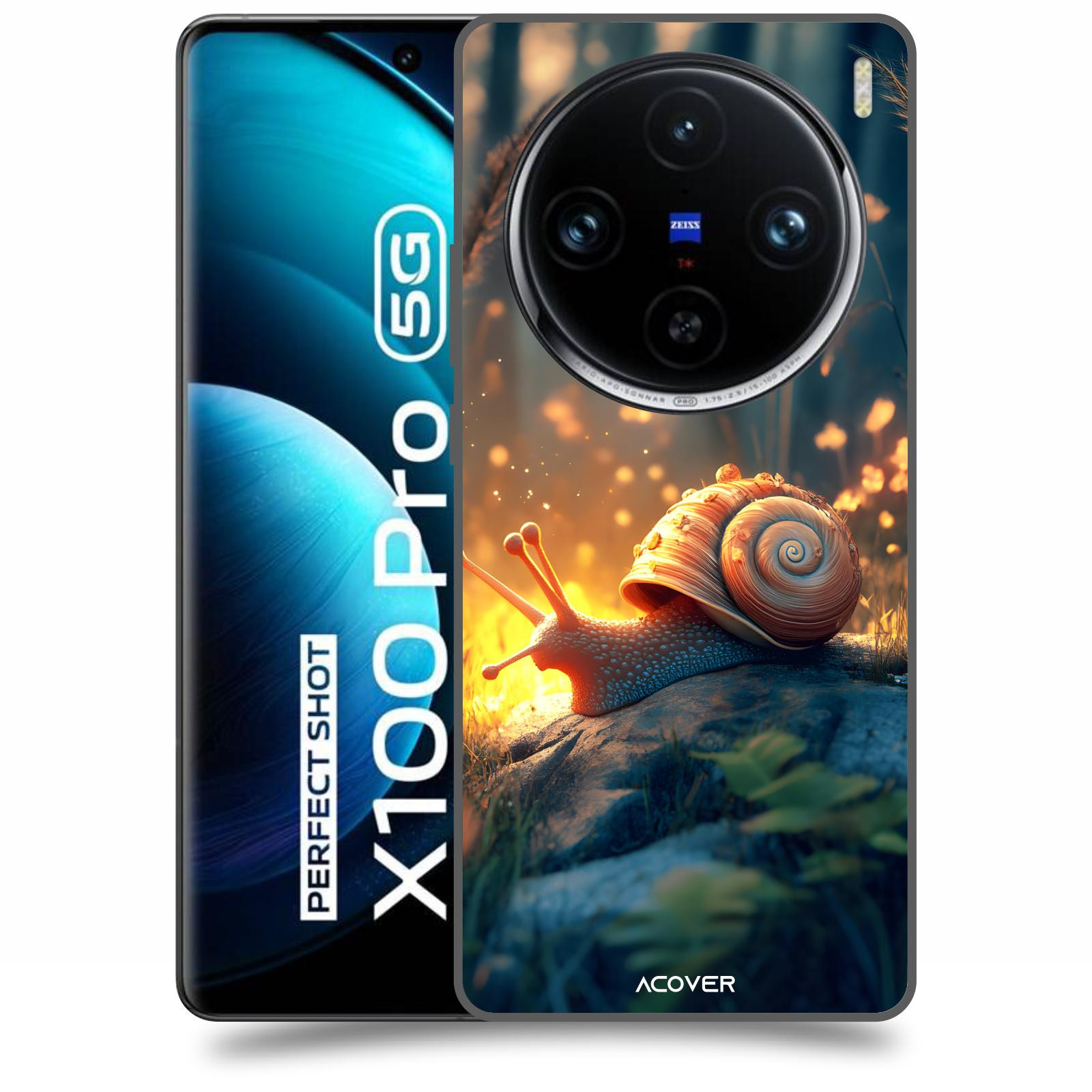 ACOVER Kryt na mobil Vivo X100 Pro - Šnek