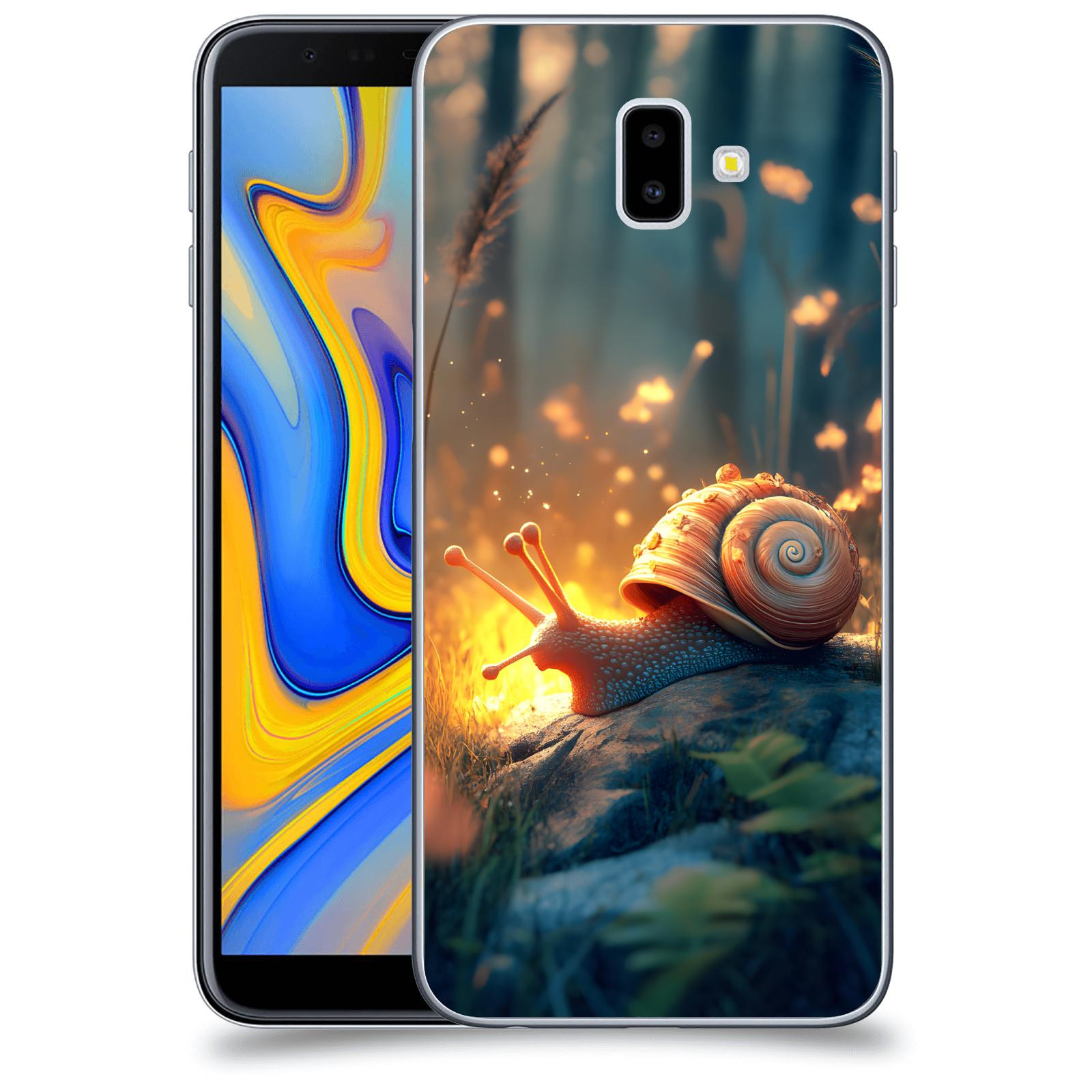 ACOVER Kryt na mobil Samsung Galaxy J6+ J610F - Šnek