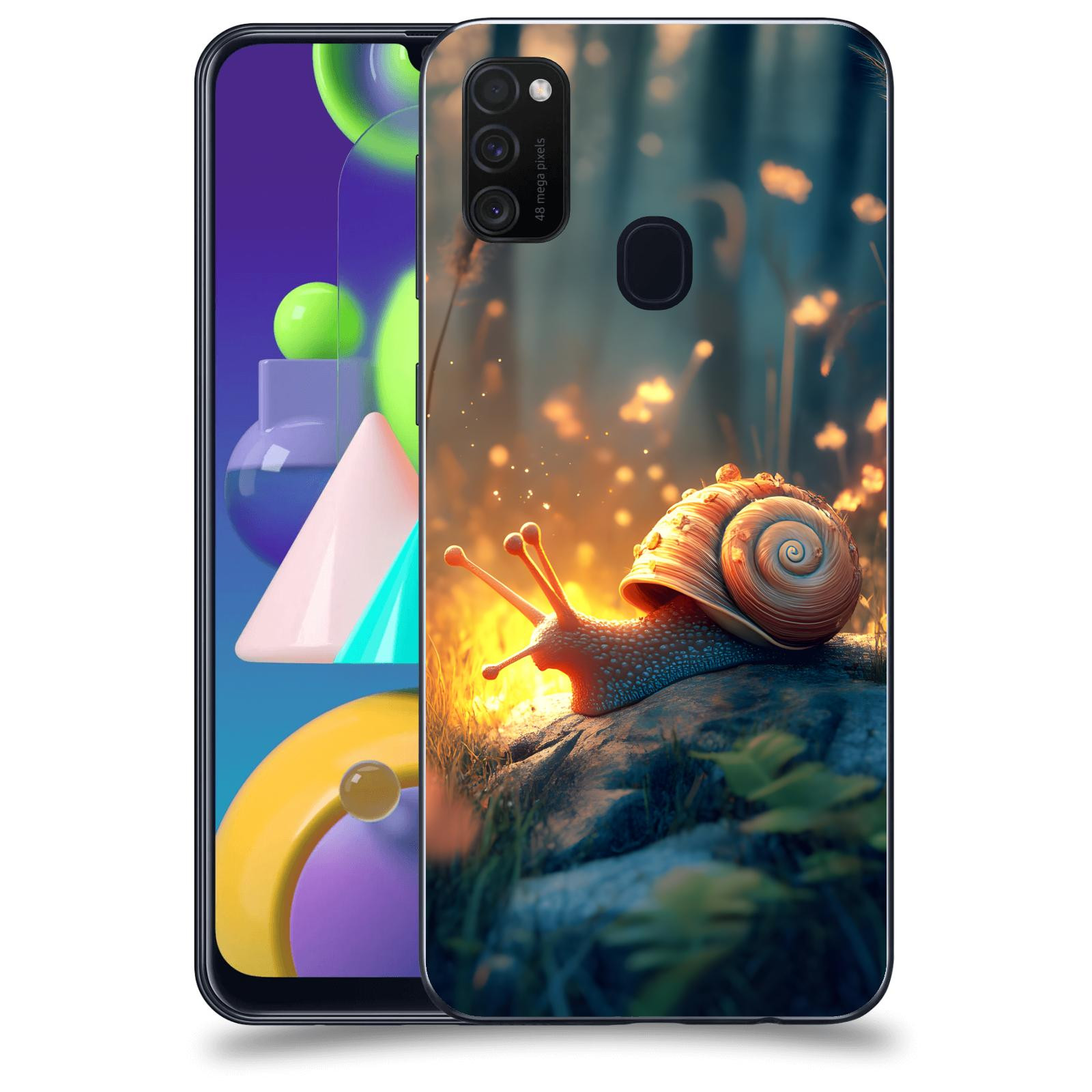 ACOVER Kryt na mobil Samsung Galaxy M21 M215F - Šnek