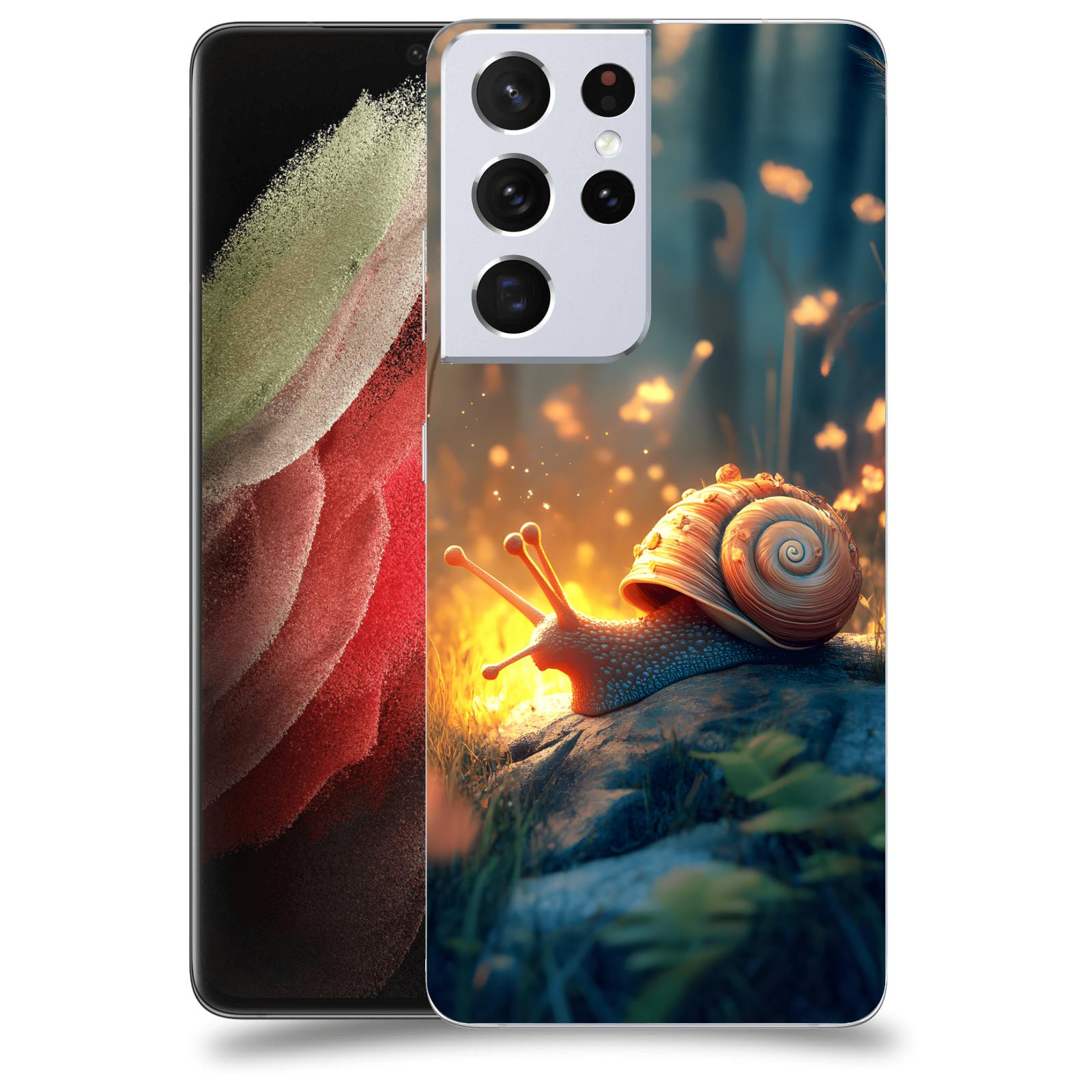 ACOVER Kryt na mobil Samsung Galaxy S21 Ultra 5G G998B - Šnek