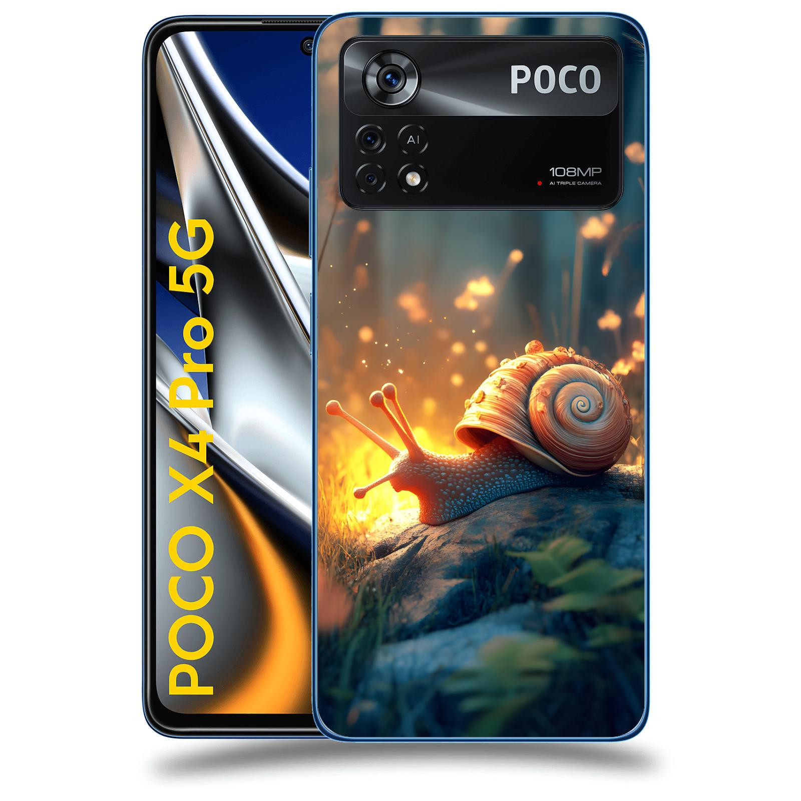 ACOVER Kryt na mobil Xiaomi Poco X4 Pro 5G - Šnek