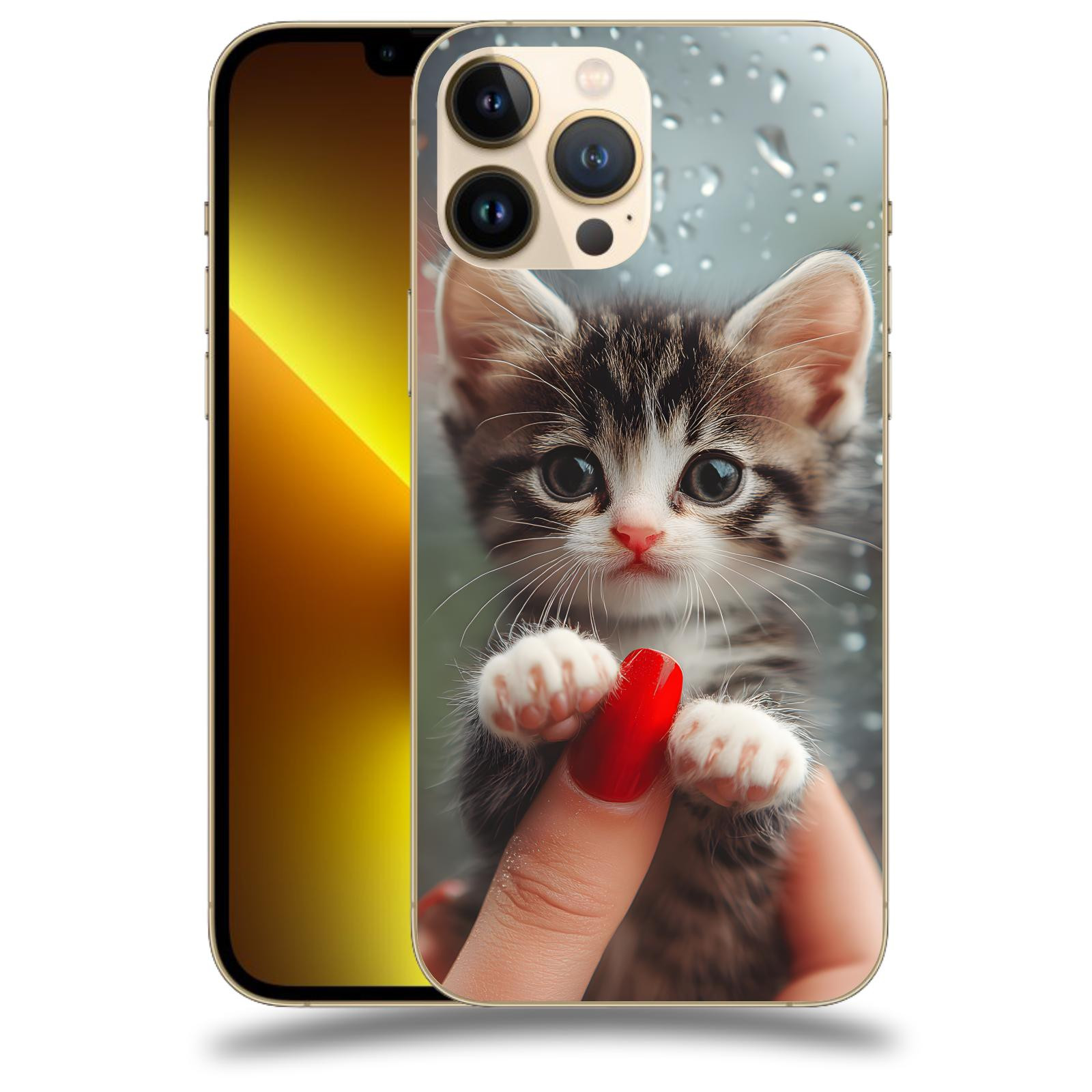 ACOVER Kryt na mobil Apple iPhone 13 Pro - Koťátko 2