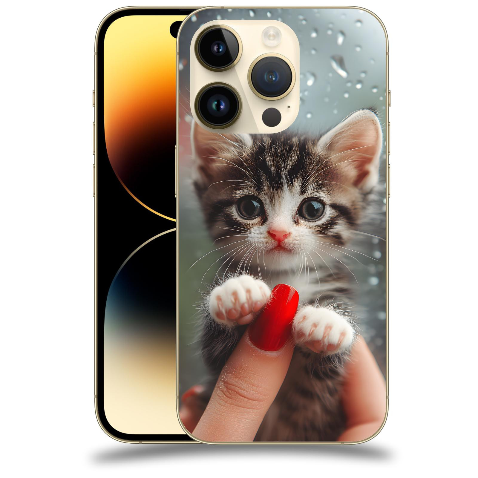 ACOVER Kryt na mobil Apple iPhone 14 Pro - Koťátko 2