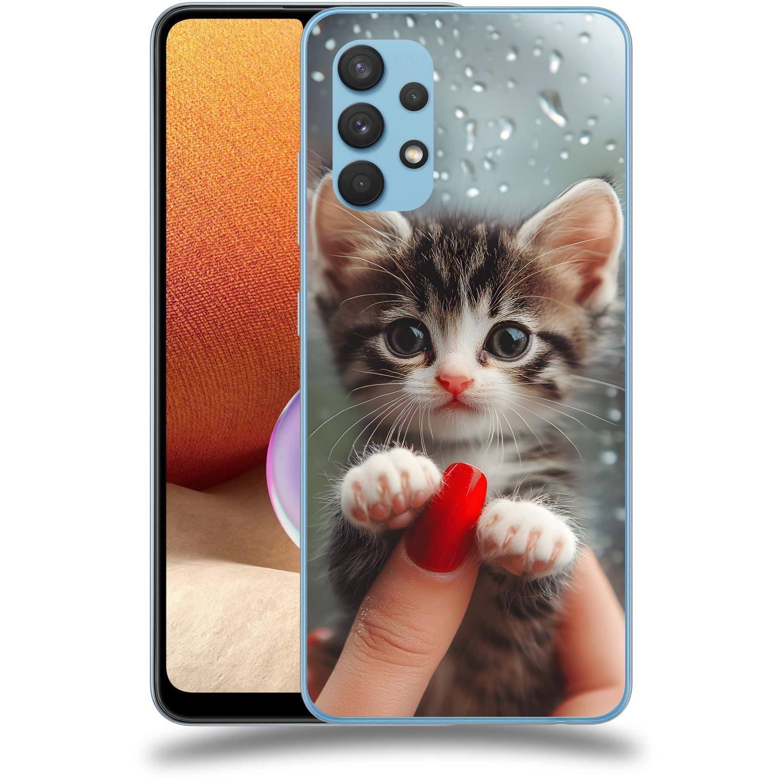 ACOVER Kryt na mobil Samsung Galaxy A32 4G SM-A325F - Koťátko 2