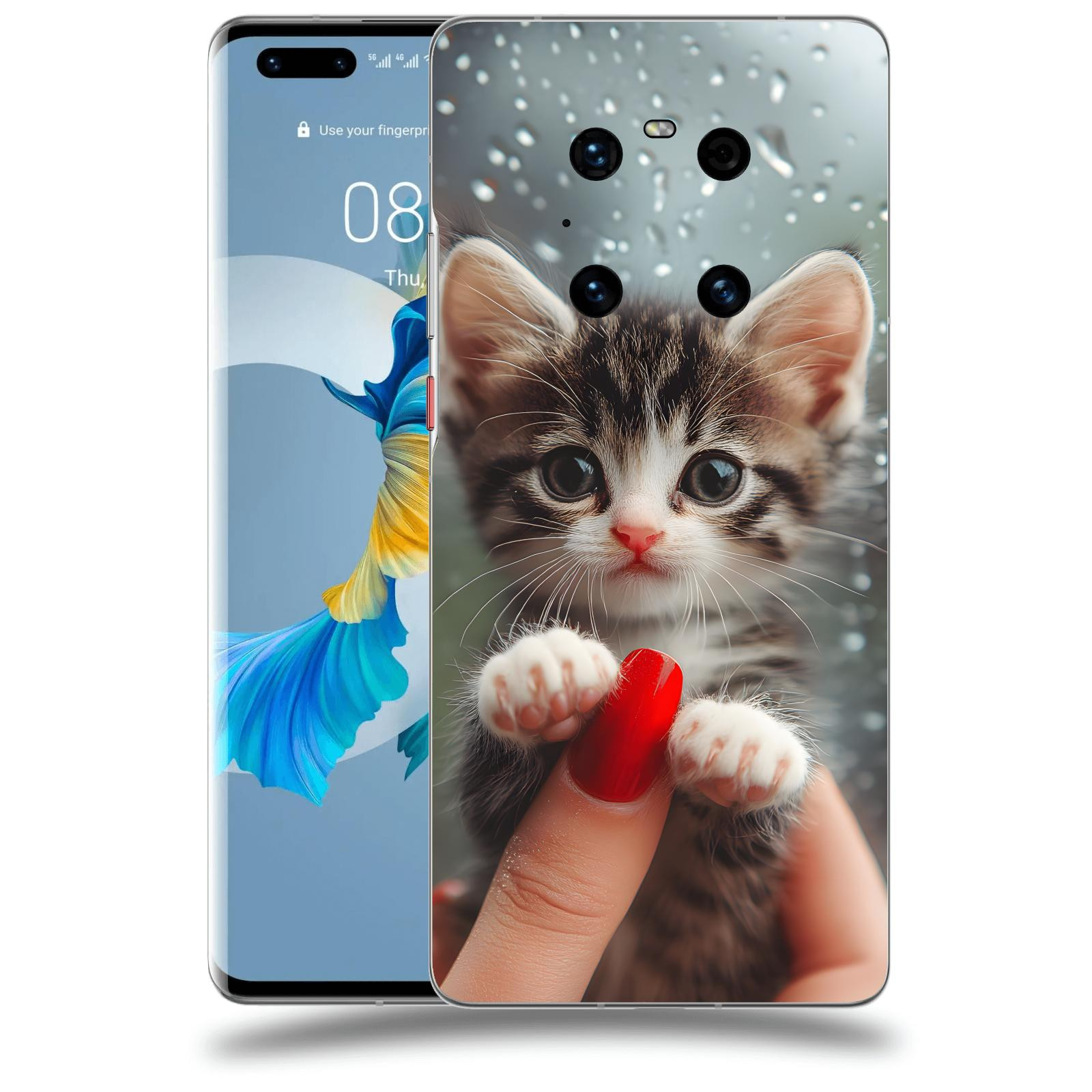 ACOVER Kryt na mobil Huawei Mate 40 Pro - Koťátko 2