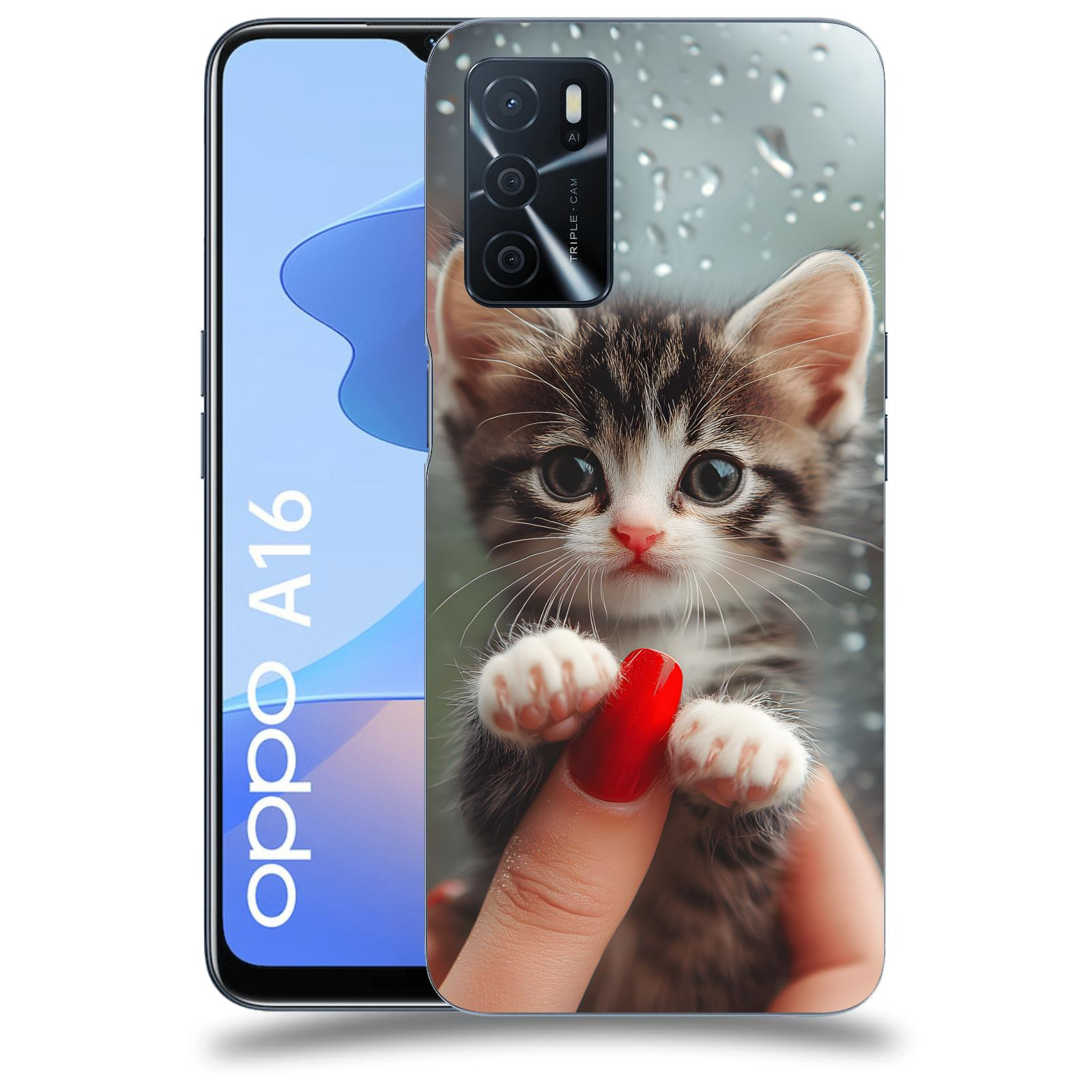 ACOVER Kryt na mobil OPPO A16 - Koťátko 2