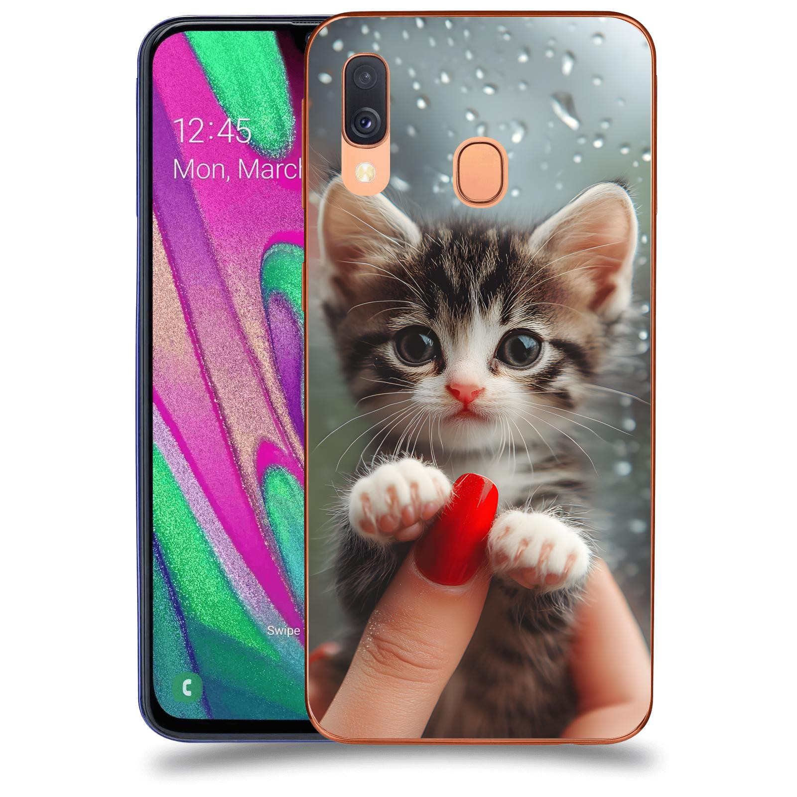 ACOVER Kryt na mobil Samsung Galaxy A40 A405F - Koťátko 2