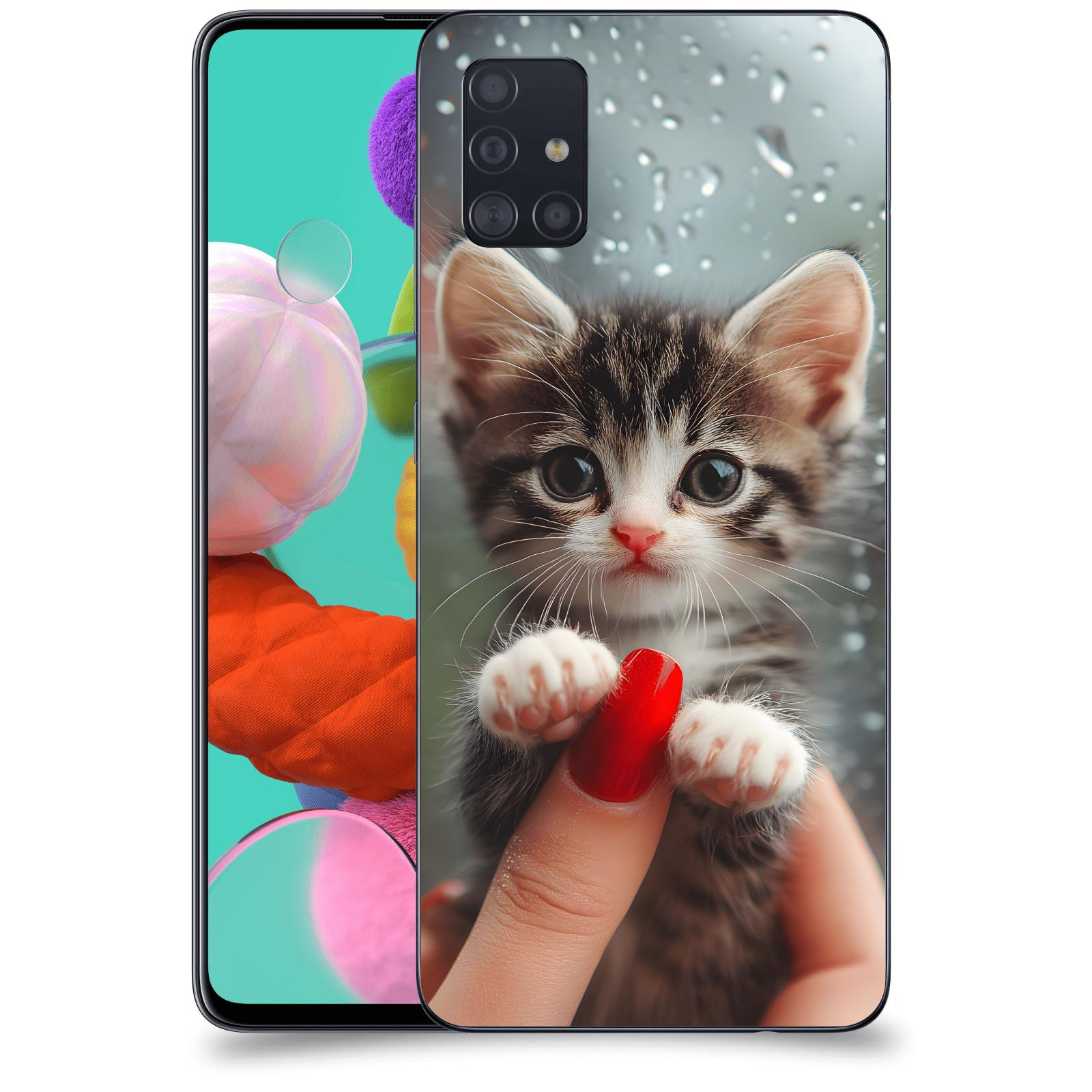 ACOVER Kryt na mobil Samsung Galaxy A51 A515F - Koťátko 2