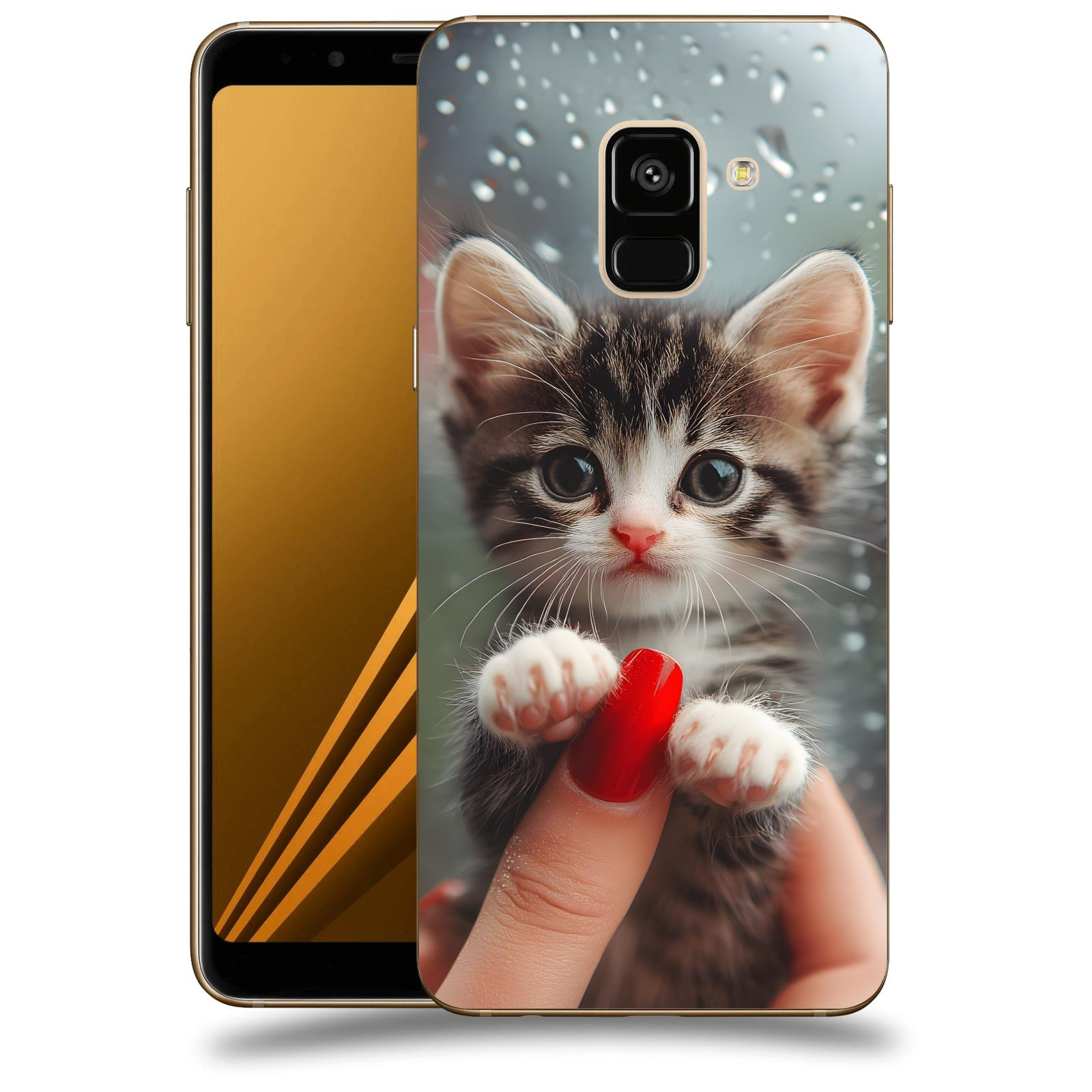 ACOVER Kryt na mobil Samsung Galaxy A8 2018 A530F - Koťátko 2