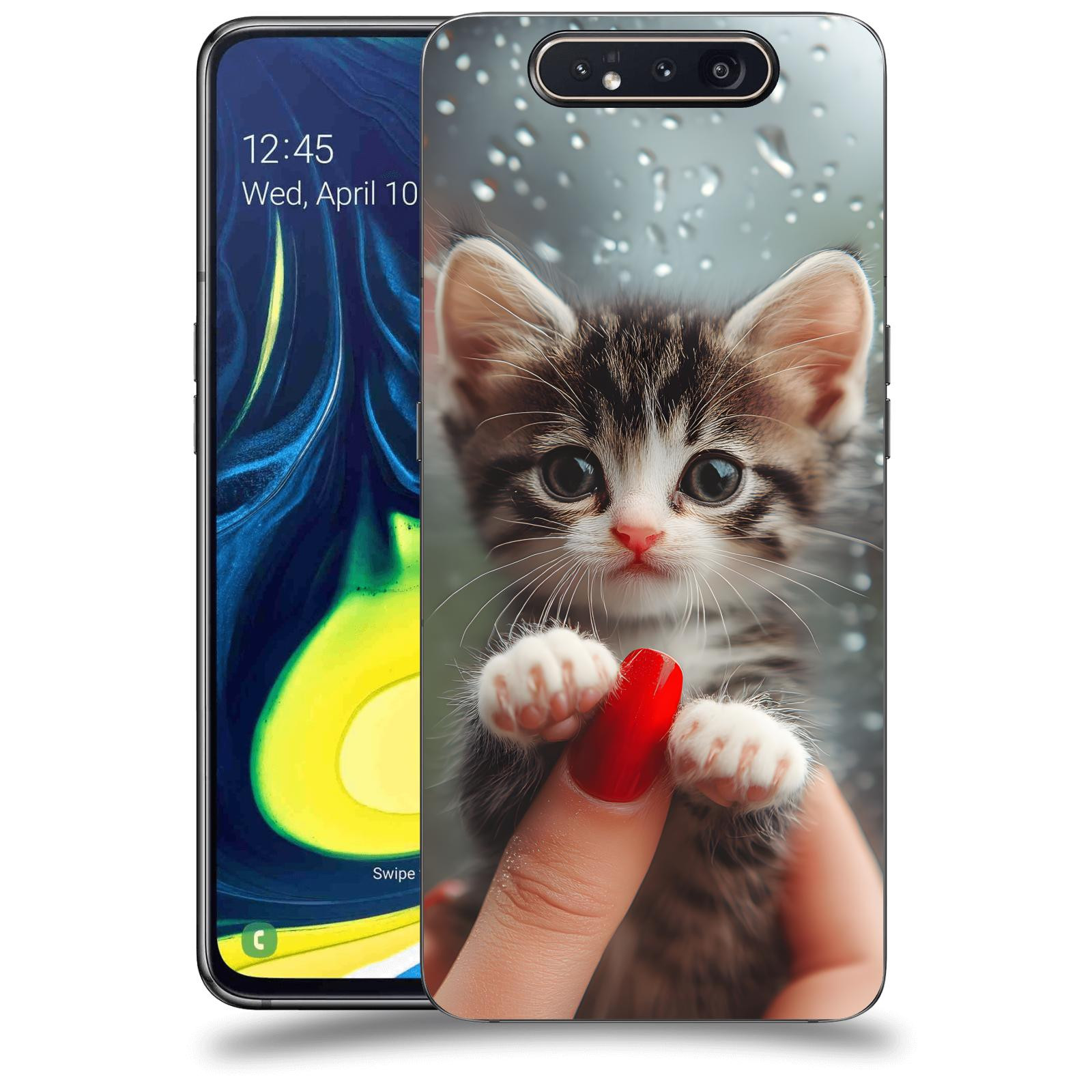 ACOVER Kryt na mobil Samsung Galaxy A80 A805F - Koťátko 2