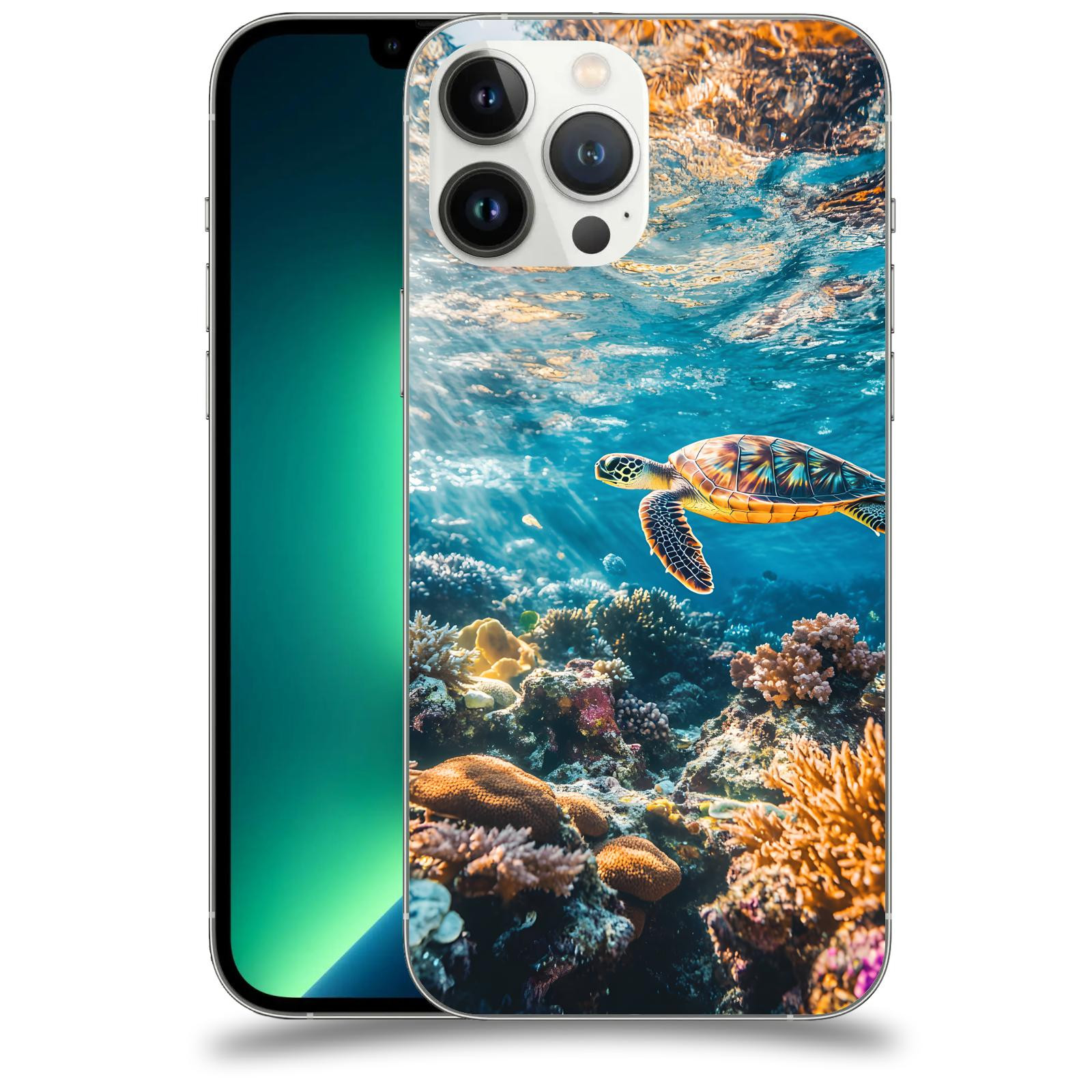 ACOVER Kryt na mobil Apple iPhone 13 Pro Max - Želva