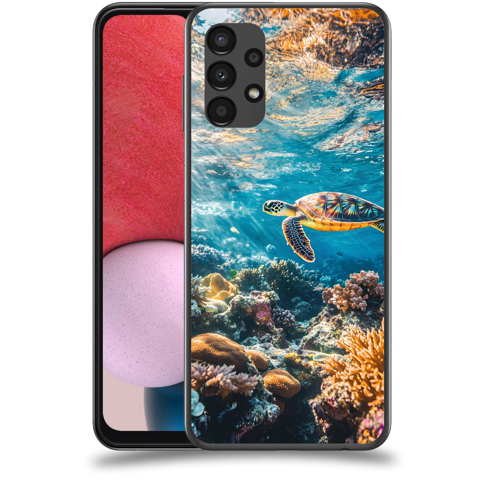 ACOVER Kryt na mobil Samsung Galaxy A13 4G A135 - Želva