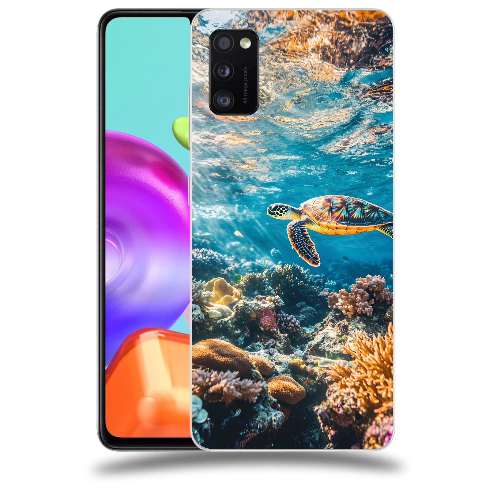 ACOVER Kryt na mobil Samsung Galaxy A41 A415F - Želva