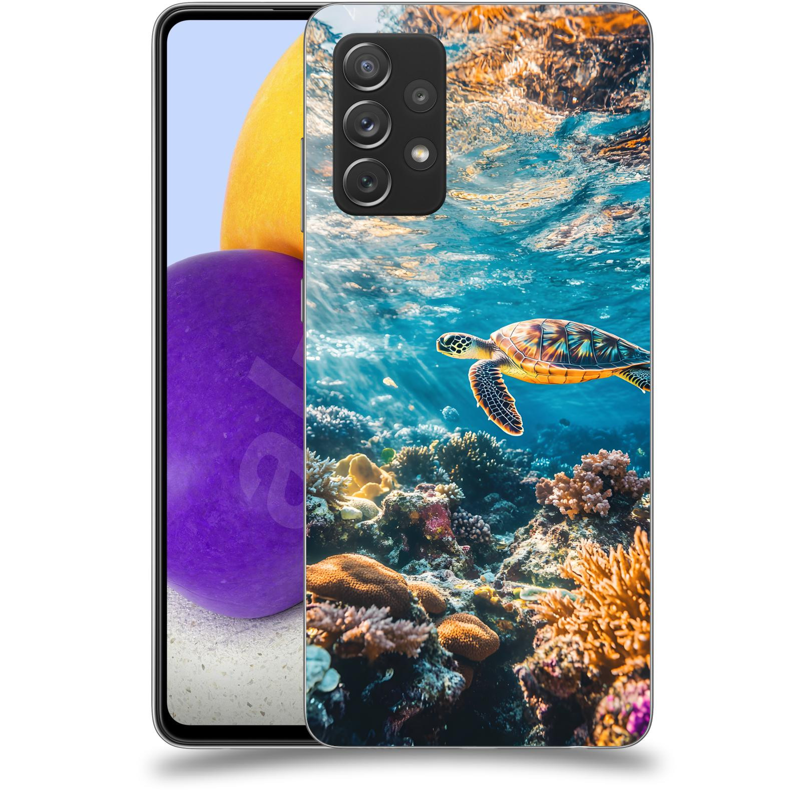 ACOVER Kryt na mobil Samsung Galaxy A72 A725F - Želva