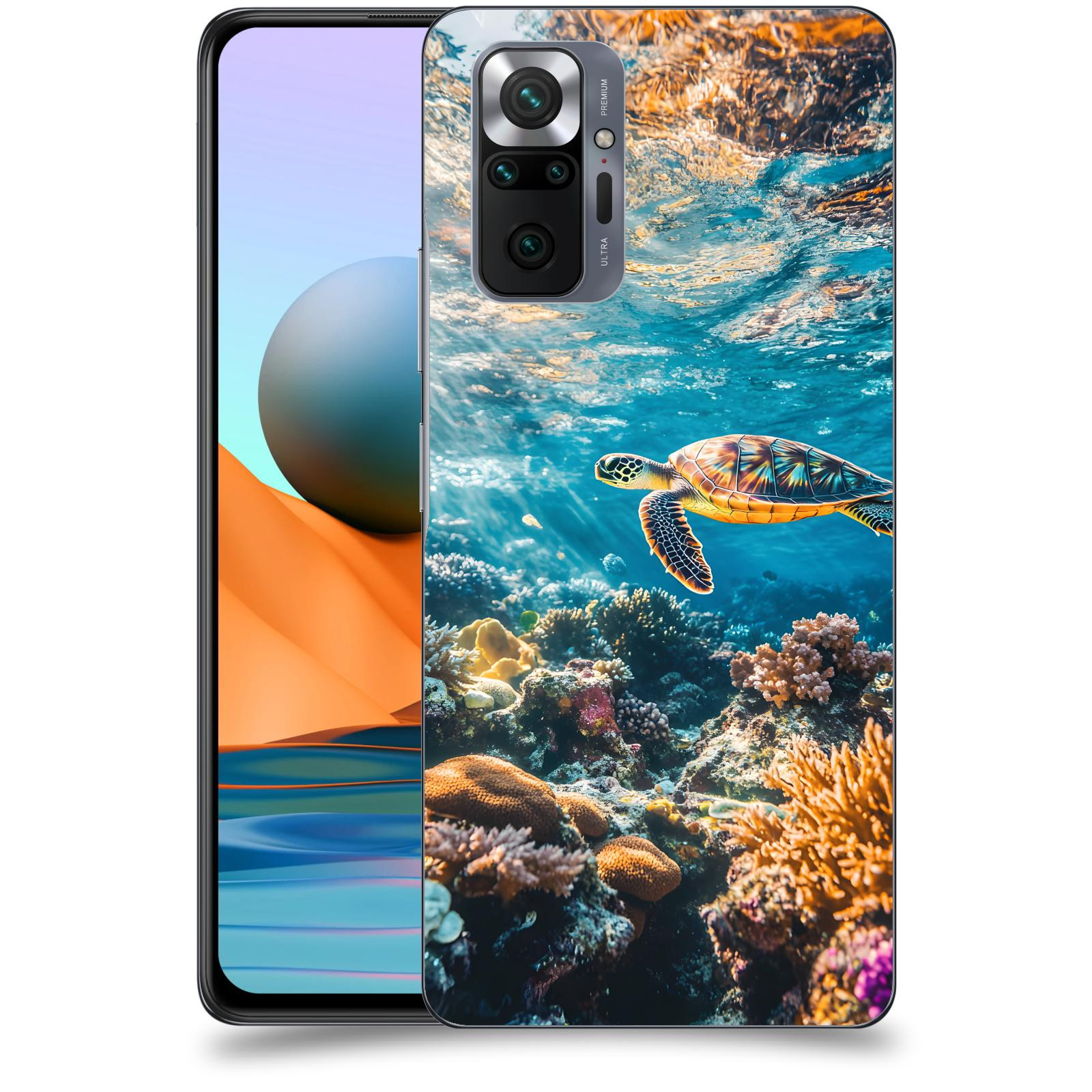 ACOVER Kryt na mobil Xiaomi Redmi Note 10 Pro - Želva