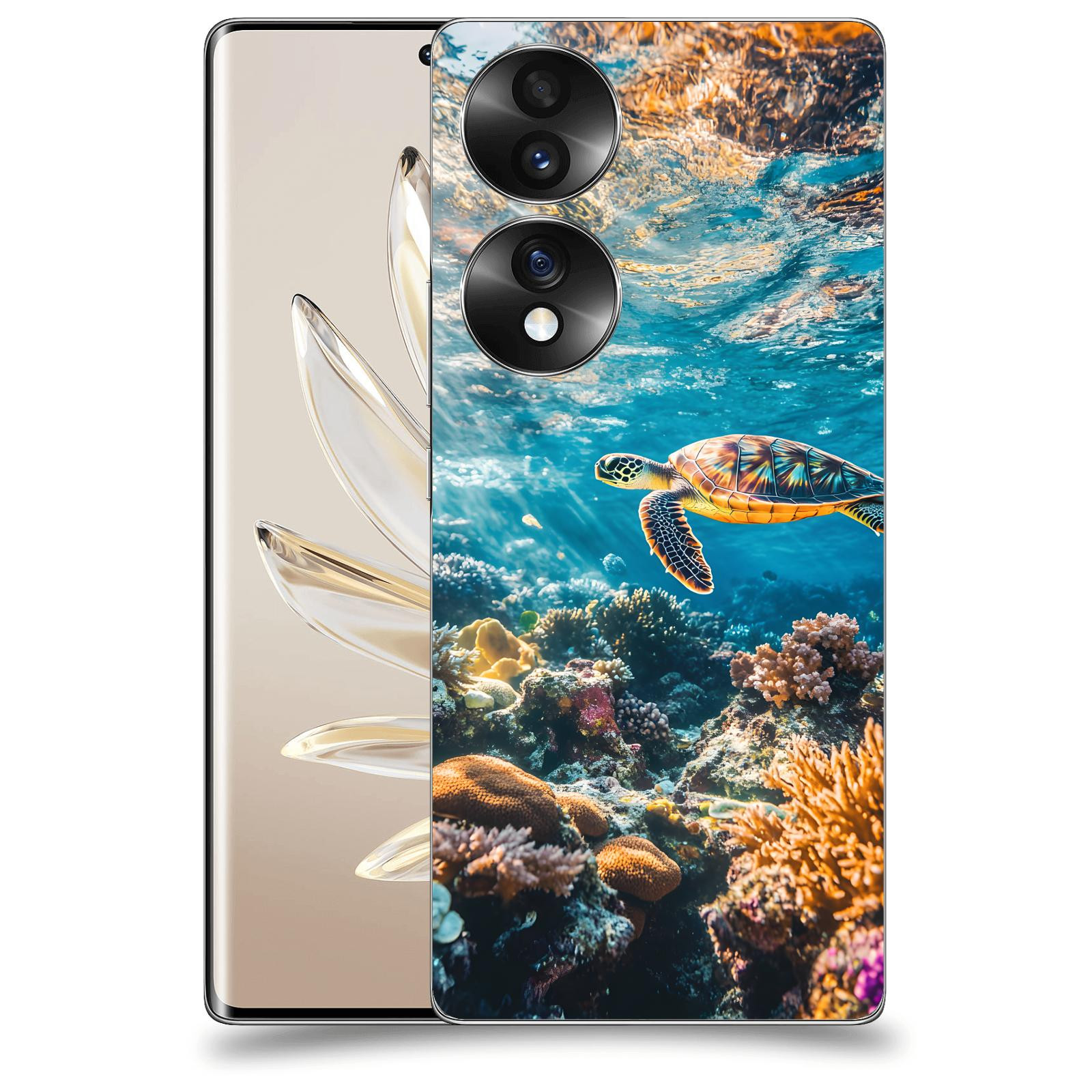 ACOVER Kryt na mobil Honor 70 - Želva