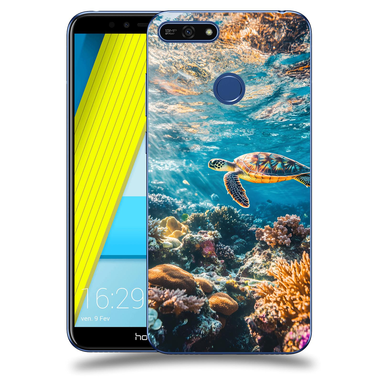 ACOVER Kryt na mobil Honor 7A - Želva