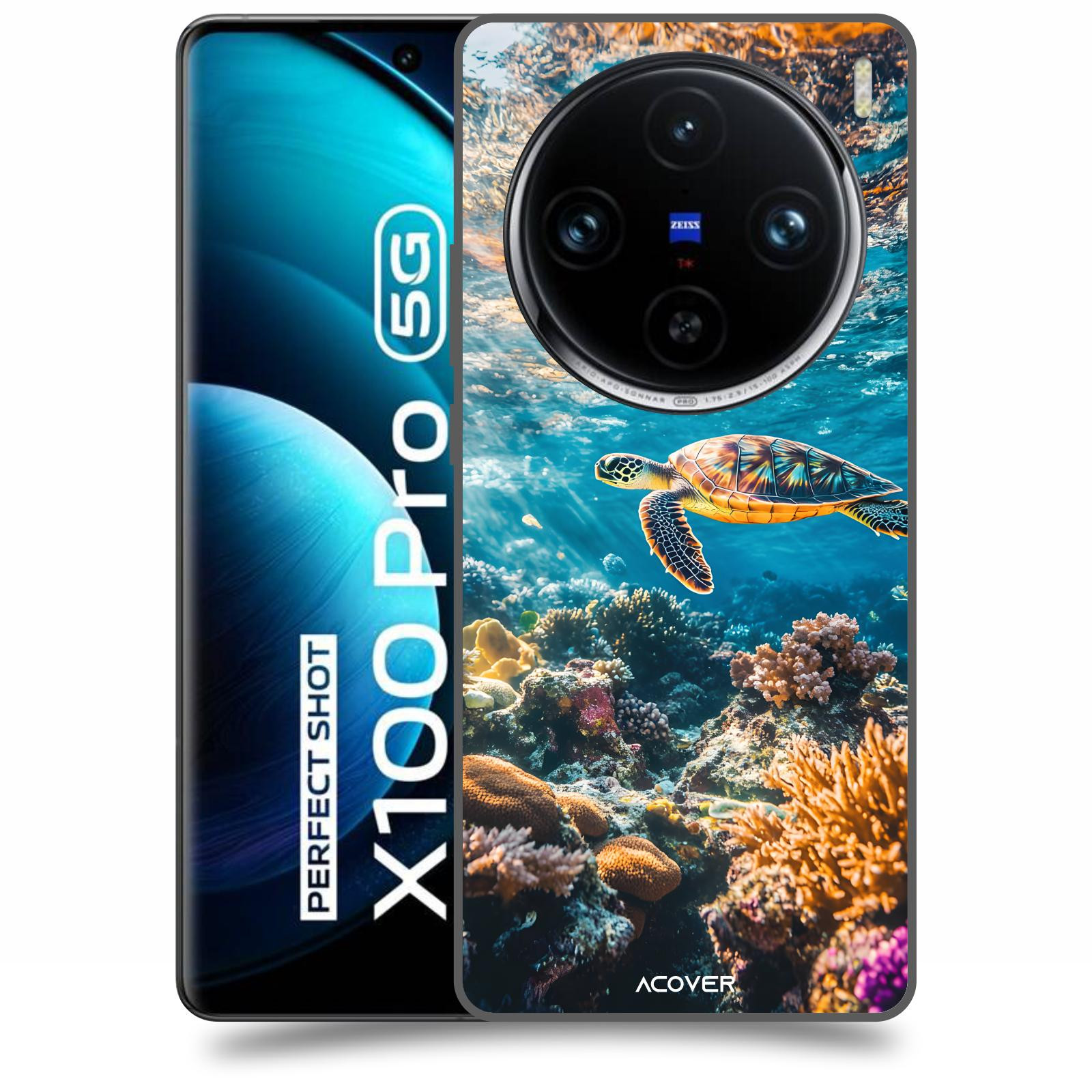 ACOVER Kryt na mobil Vivo X100 Pro - Želva