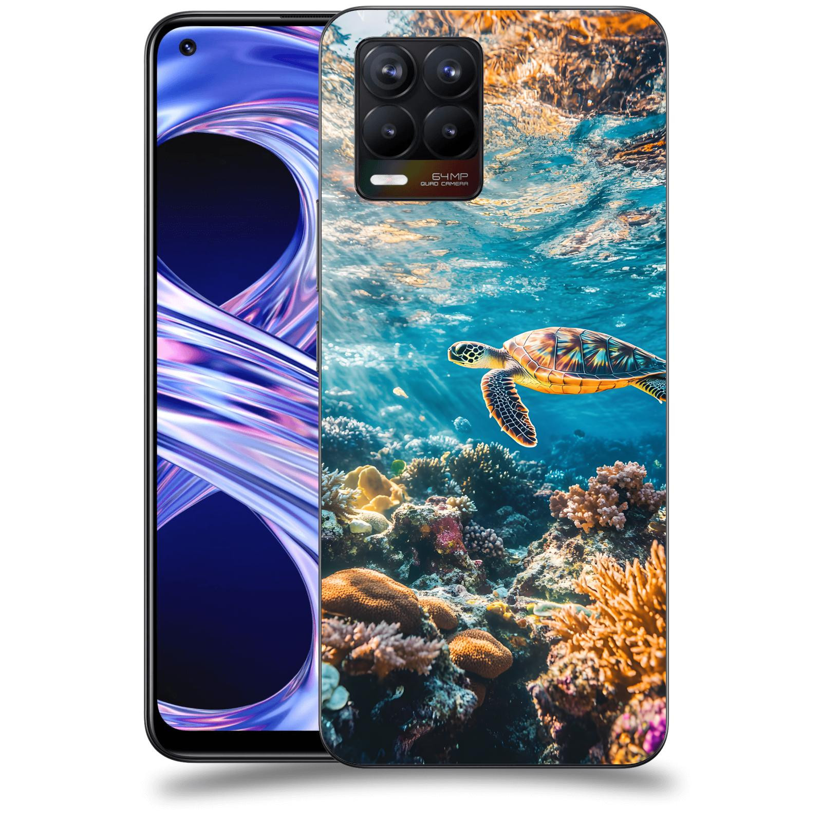 ACOVER Kryt na mobil Realme 8 - Želva