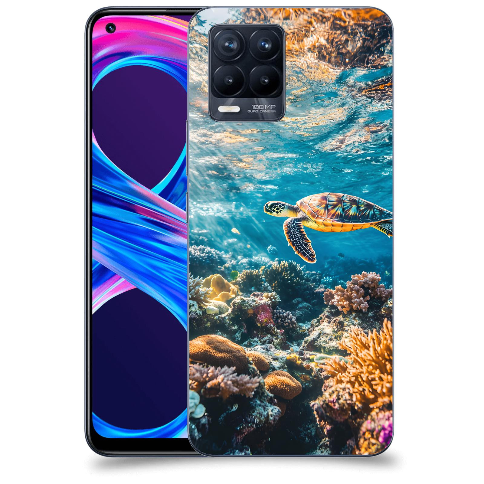ACOVER Kryt na mobil Realme 8 Pro - Želva