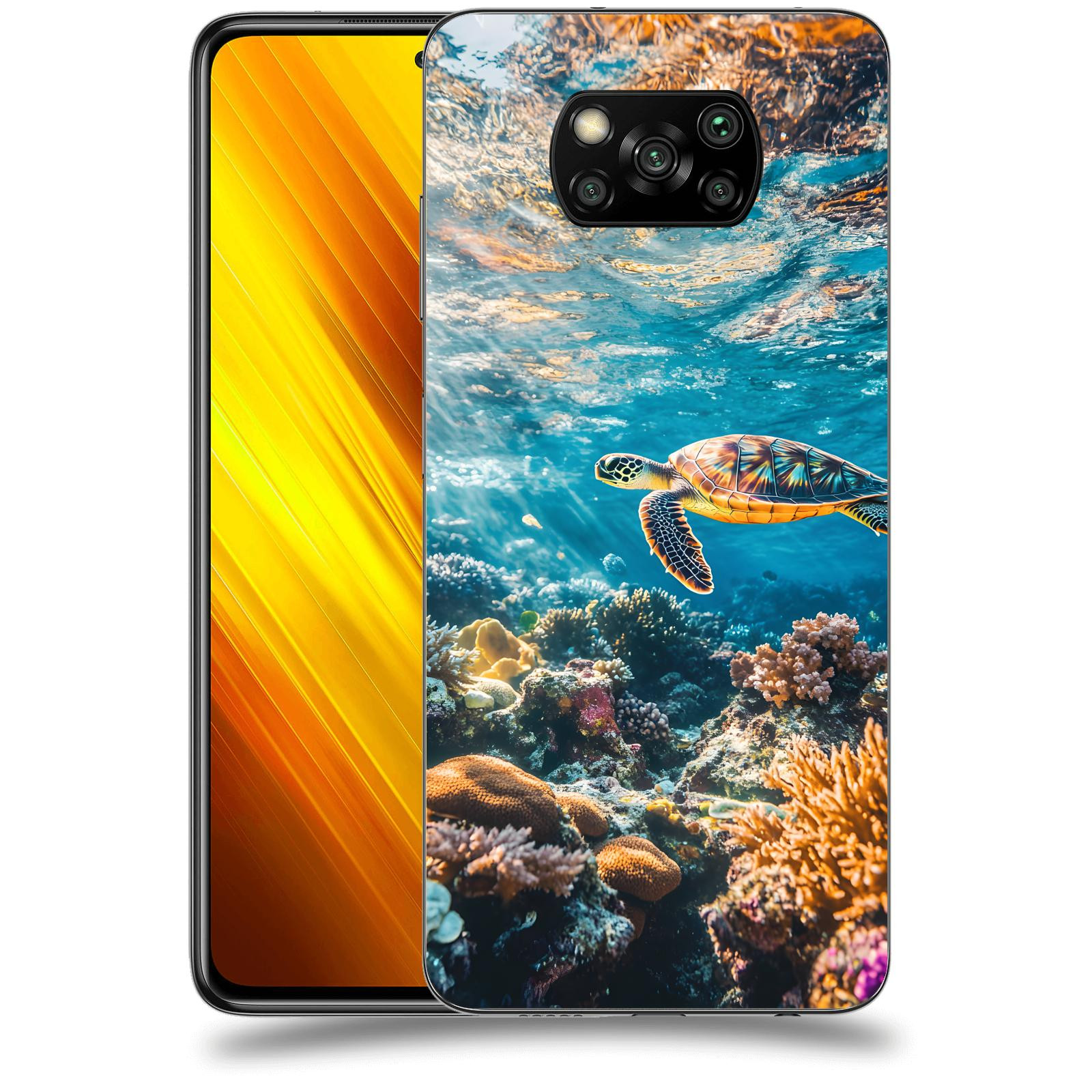 ACOVER Kryt na mobil Xiaomi Poco X3 - Želva