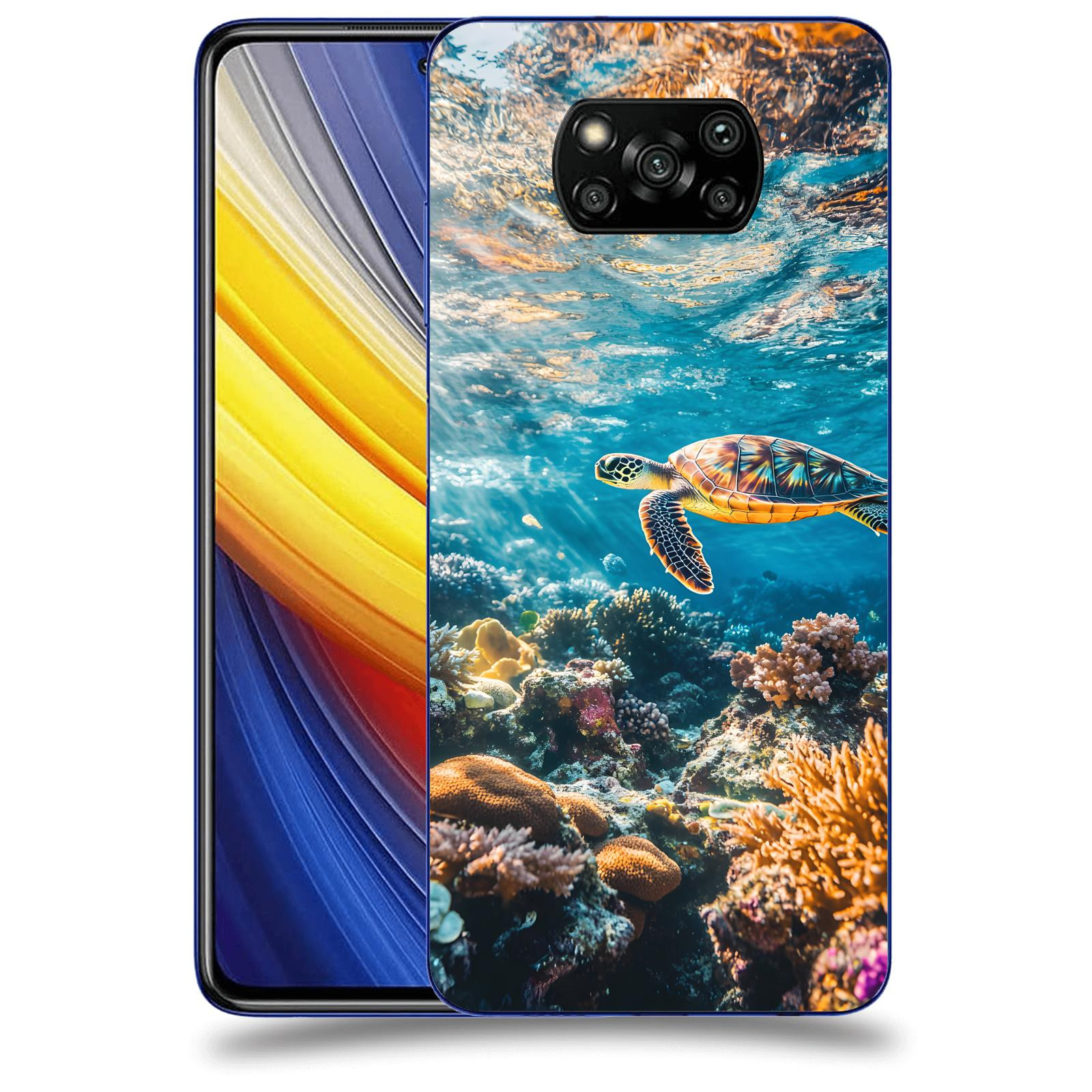 ACOVER Kryt na mobil Xiaomi Poco X3 Pro - Želva