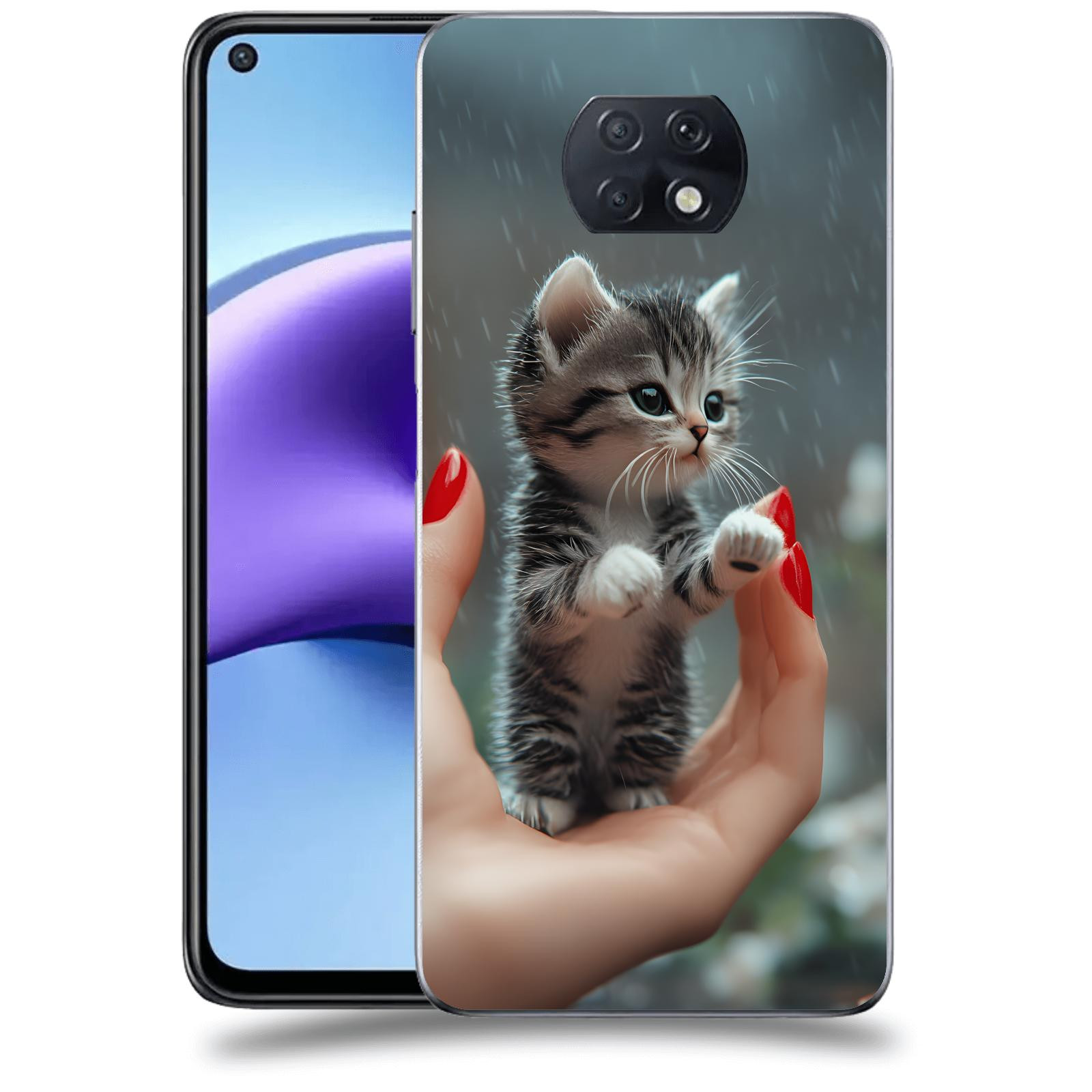 ACOVER Kryt na mobil Xiaomi Redmi Note 9T - Koťátko