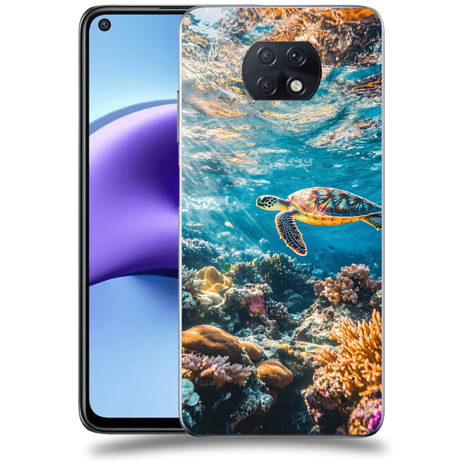 ACOVER Kryt na mobil Xiaomi Redmi Note 9T - Želva
