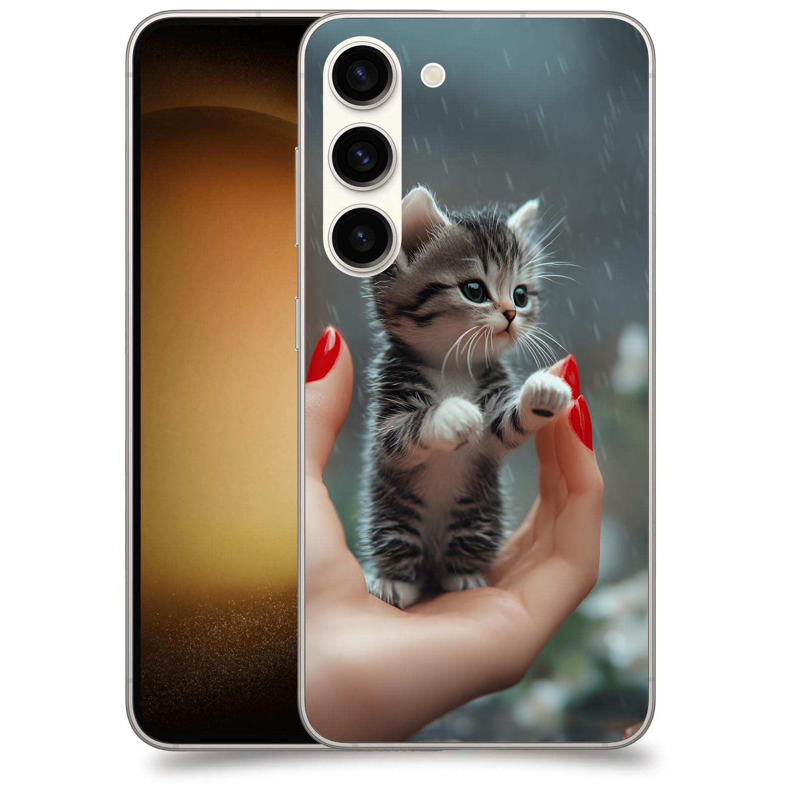 ACOVER Kryt na mobil Samsung Galaxy S23 5G - Koťátko