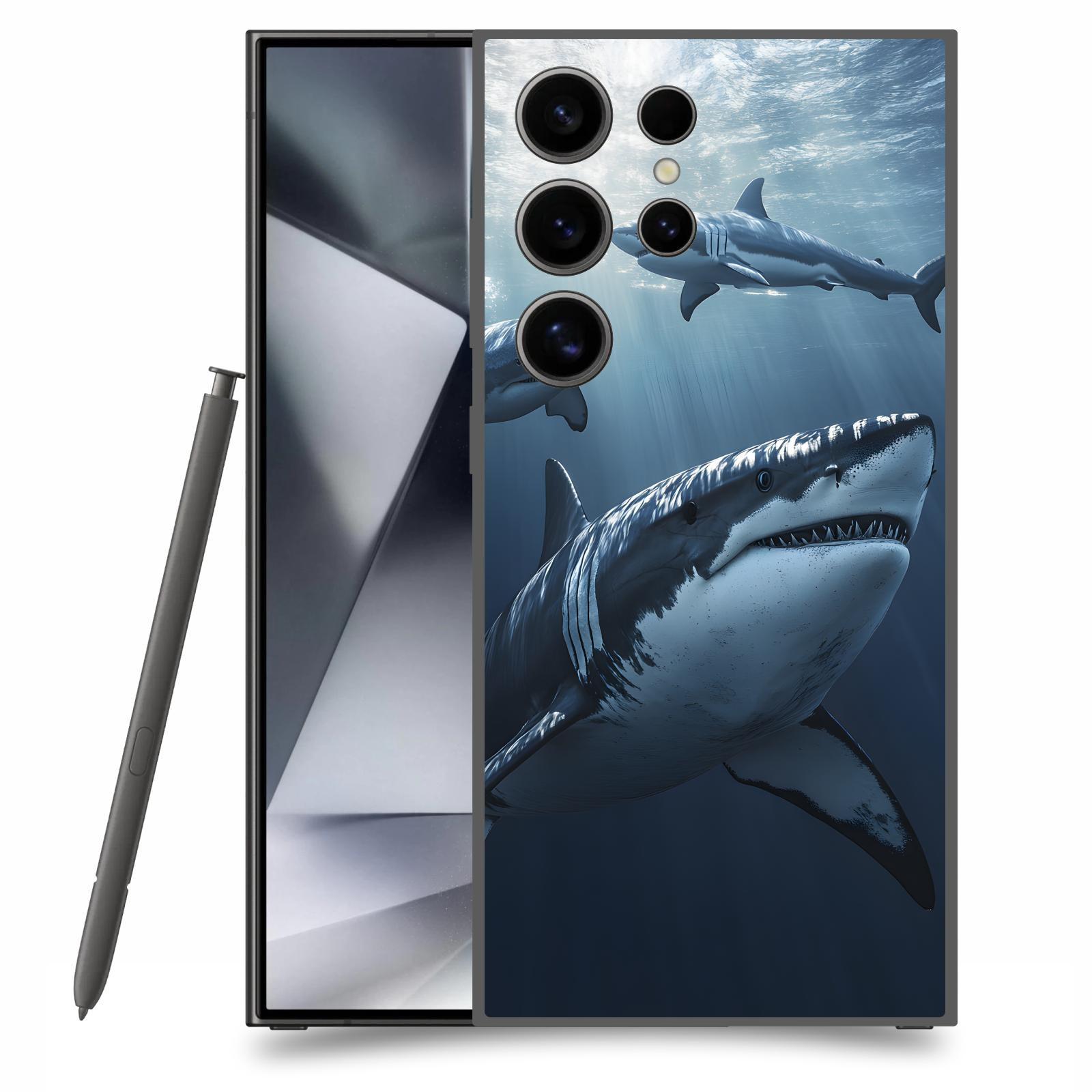 ACOVER Kryt na mobil Samsung Galaxy S24 Ultra - Žraloci