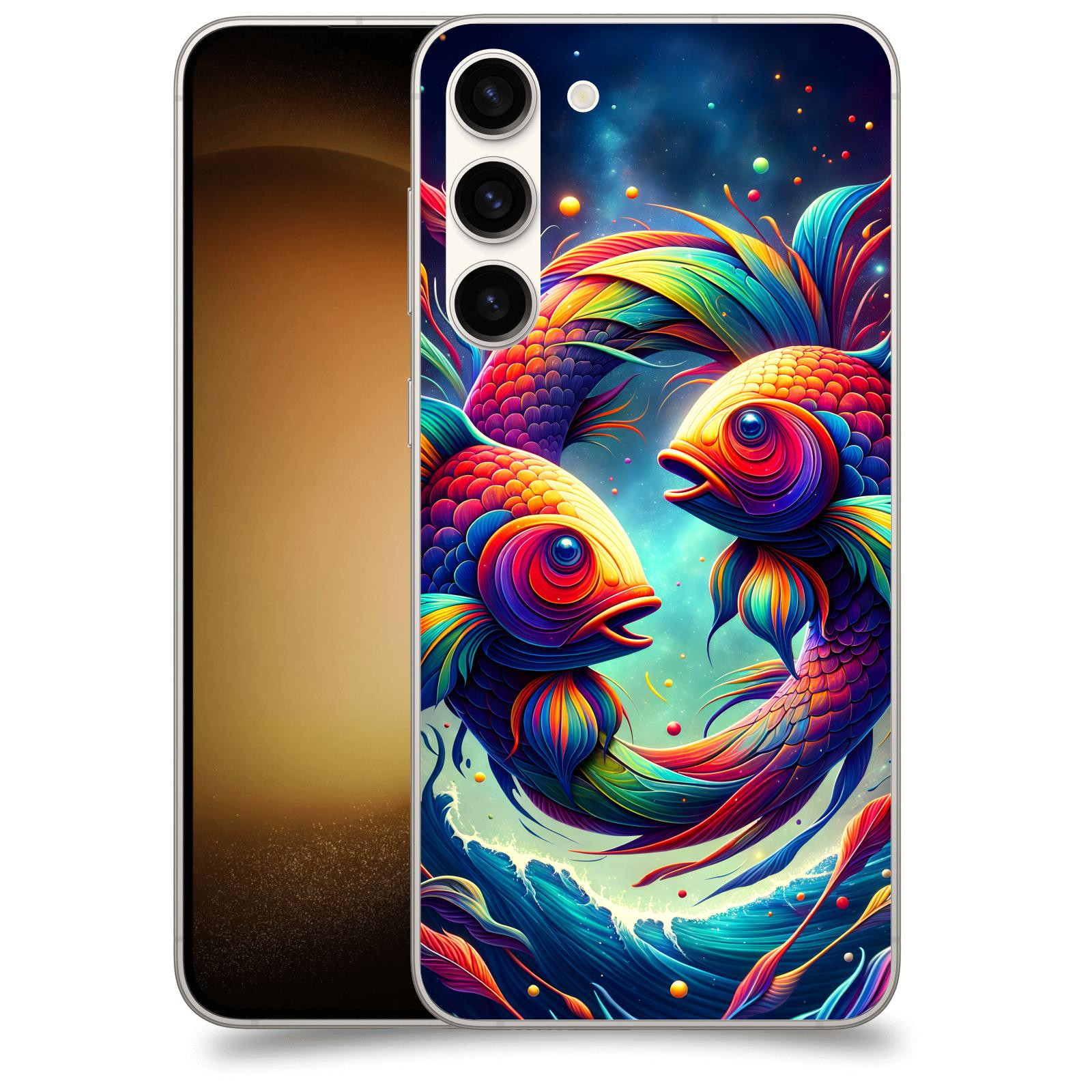 ACOVER Kryt na mobil Samsung Galaxy S23+ 5G - Ryby