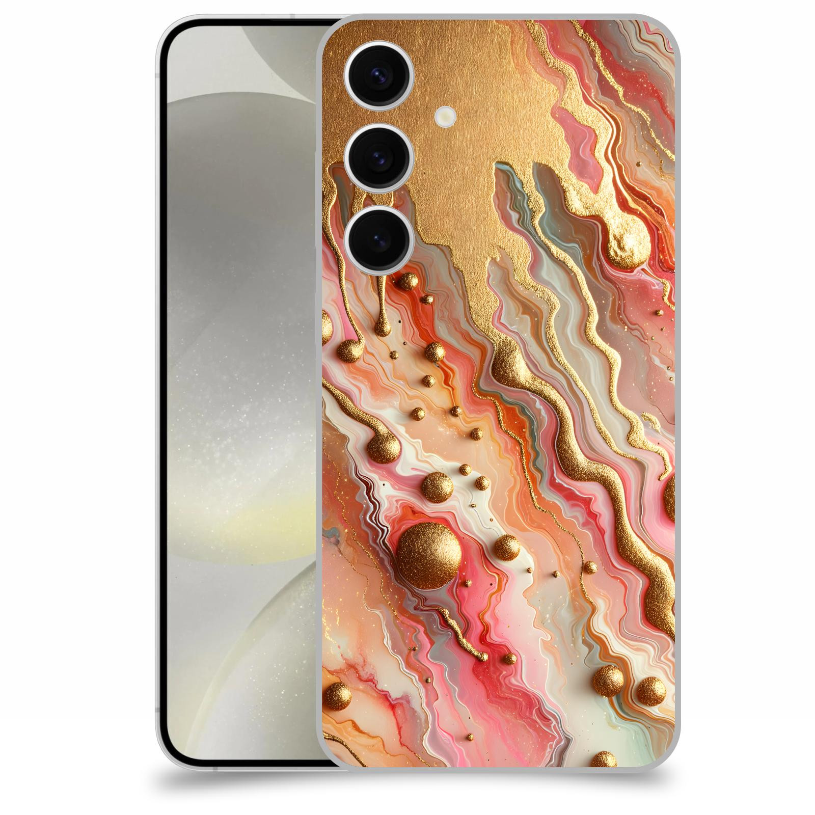 ACOVER Kryt na mobil Samsung Galaxy S24+ - Liquid Gold