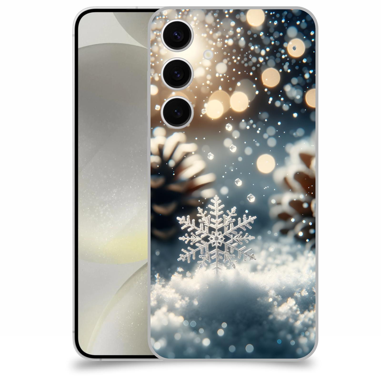ACOVER Kryt na mobil Samsung Galaxy S24+ - Vločka