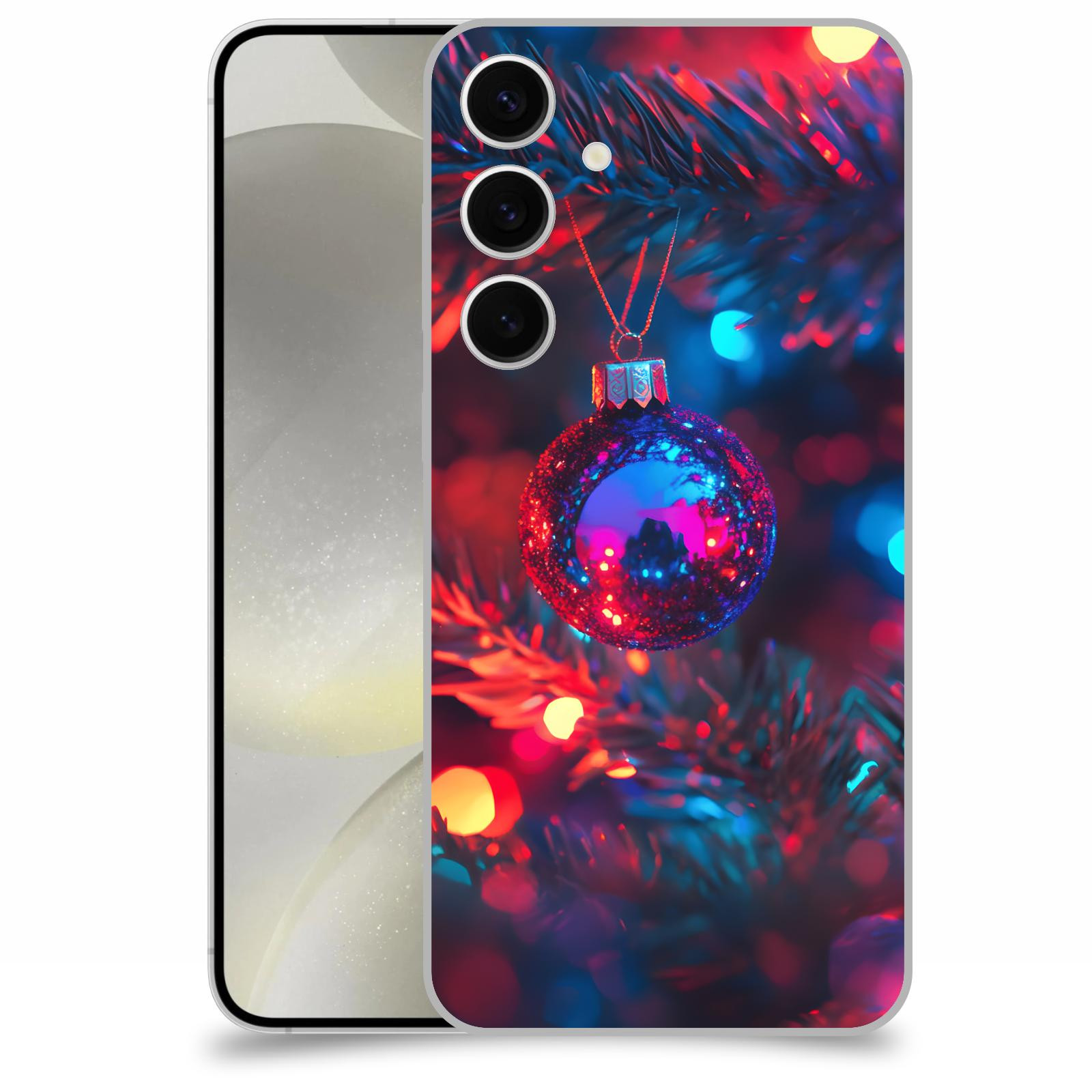 ACOVER Kryt na mobil Samsung Galaxy S24+ - Vánoční ozdoba