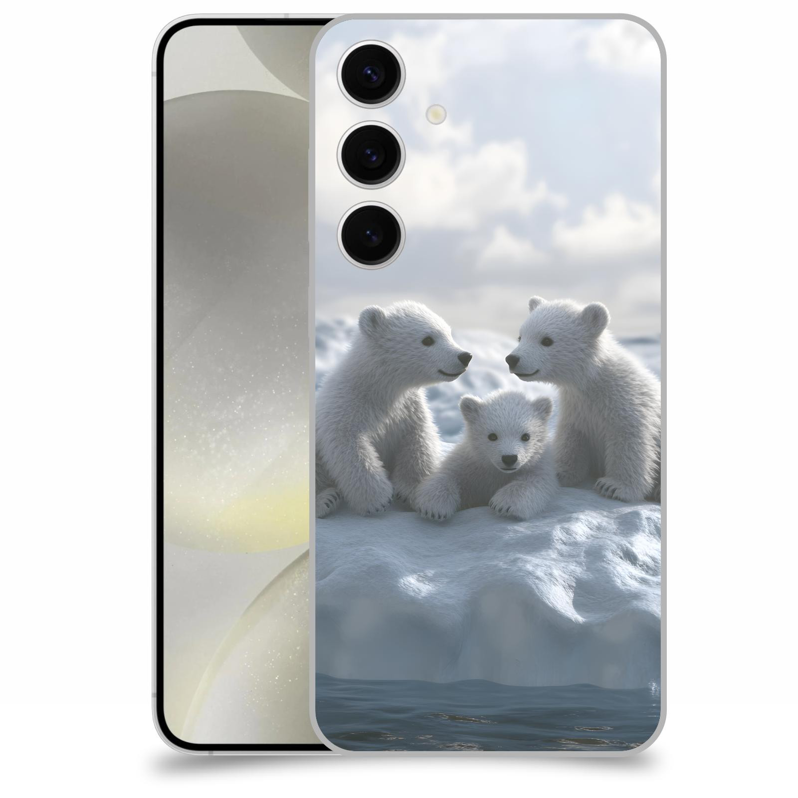 ACOVER Kryt na mobil Samsung Galaxy S24+ - Medvíďata