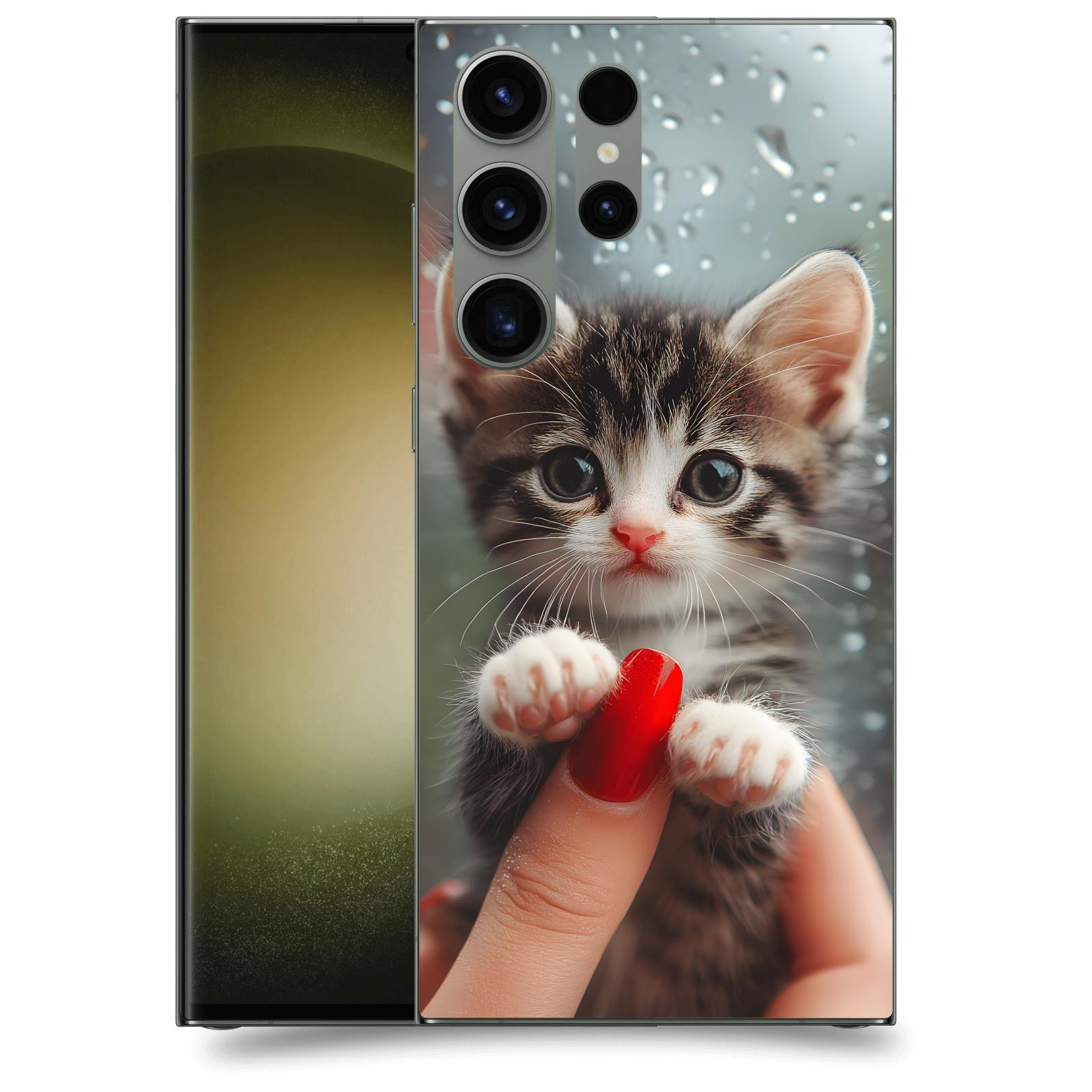 ACOVER Kryt na mobil Samsung Galaxy S23 Ultra 5G - Koťátko 2
