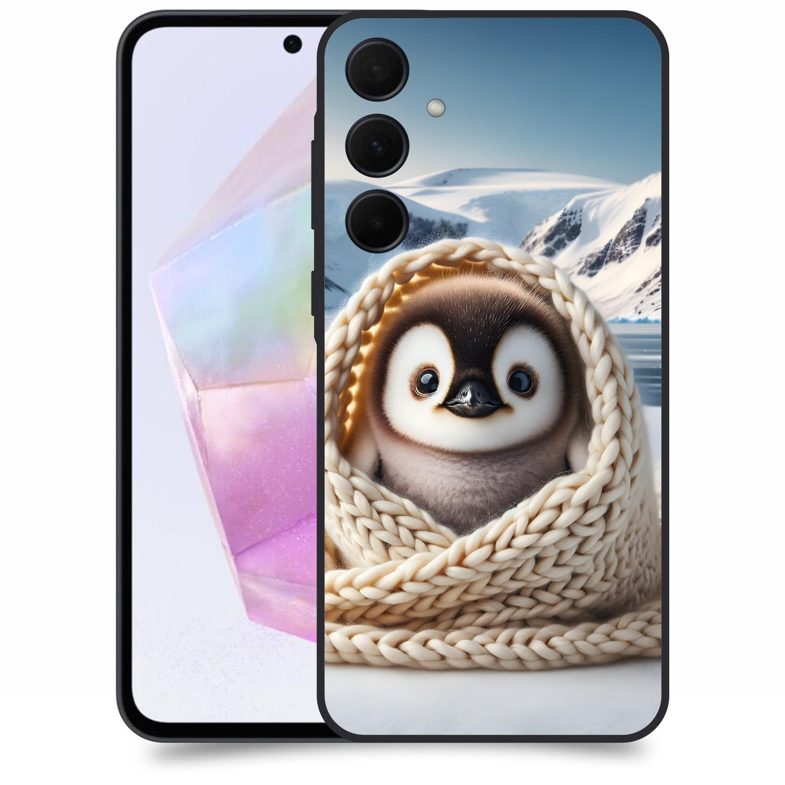 ACOVER Kryt na mobil Samsung Galaxy A35 5G - Tučňák
