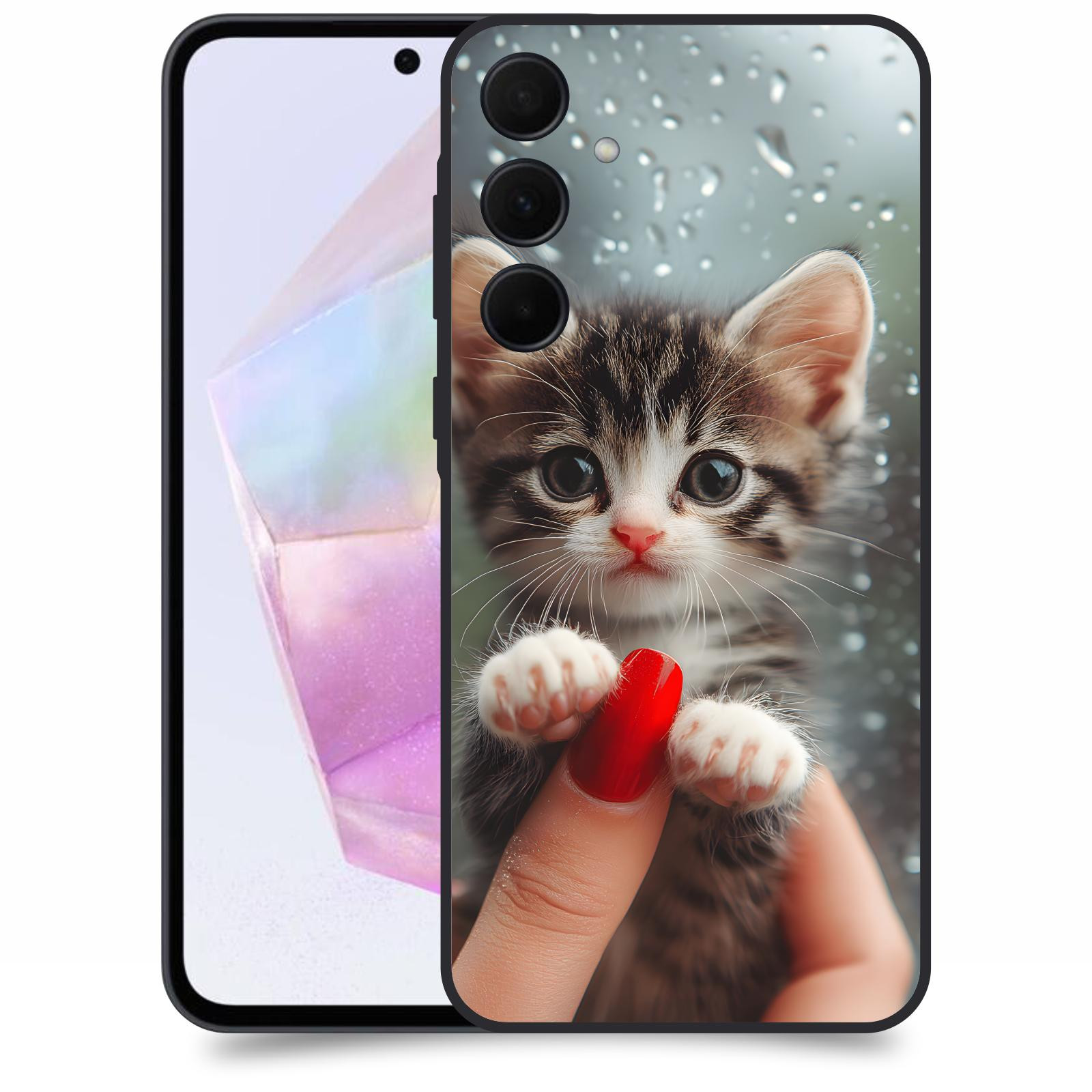 ACOVER Kryt na mobil Samsung Galaxy A35 5G - Koťátko 2