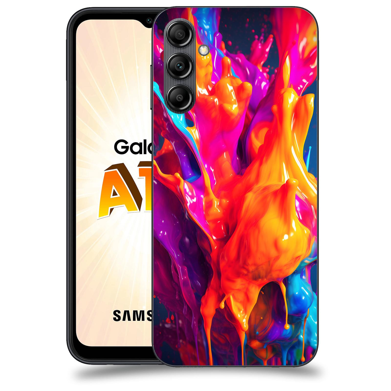 ACOVER Kryt na mobil Samsung Galaxy A14 LTE - Beautiful Liquid I