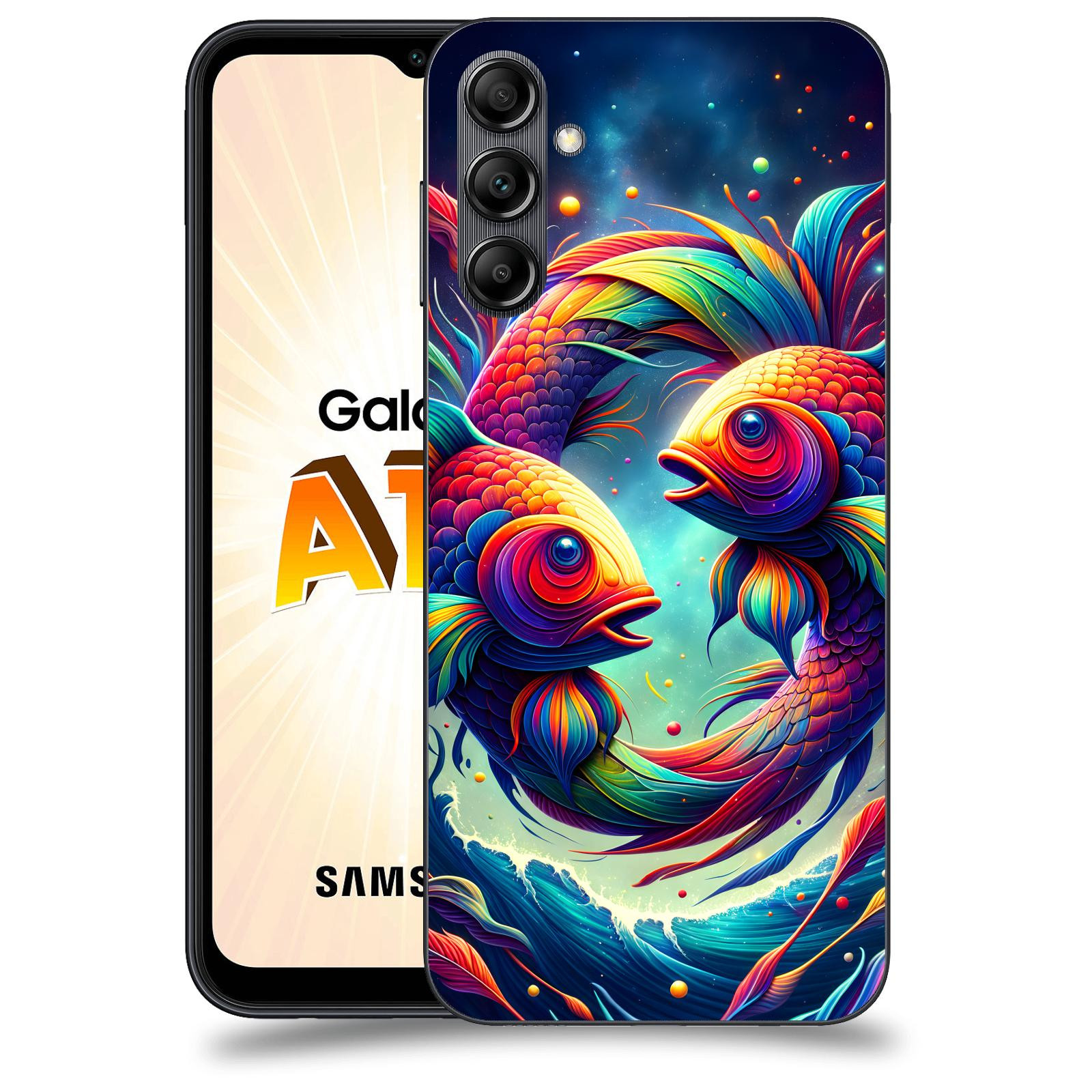 ACOVER Kryt na mobil Samsung Galaxy A14 LTE - Ryby
