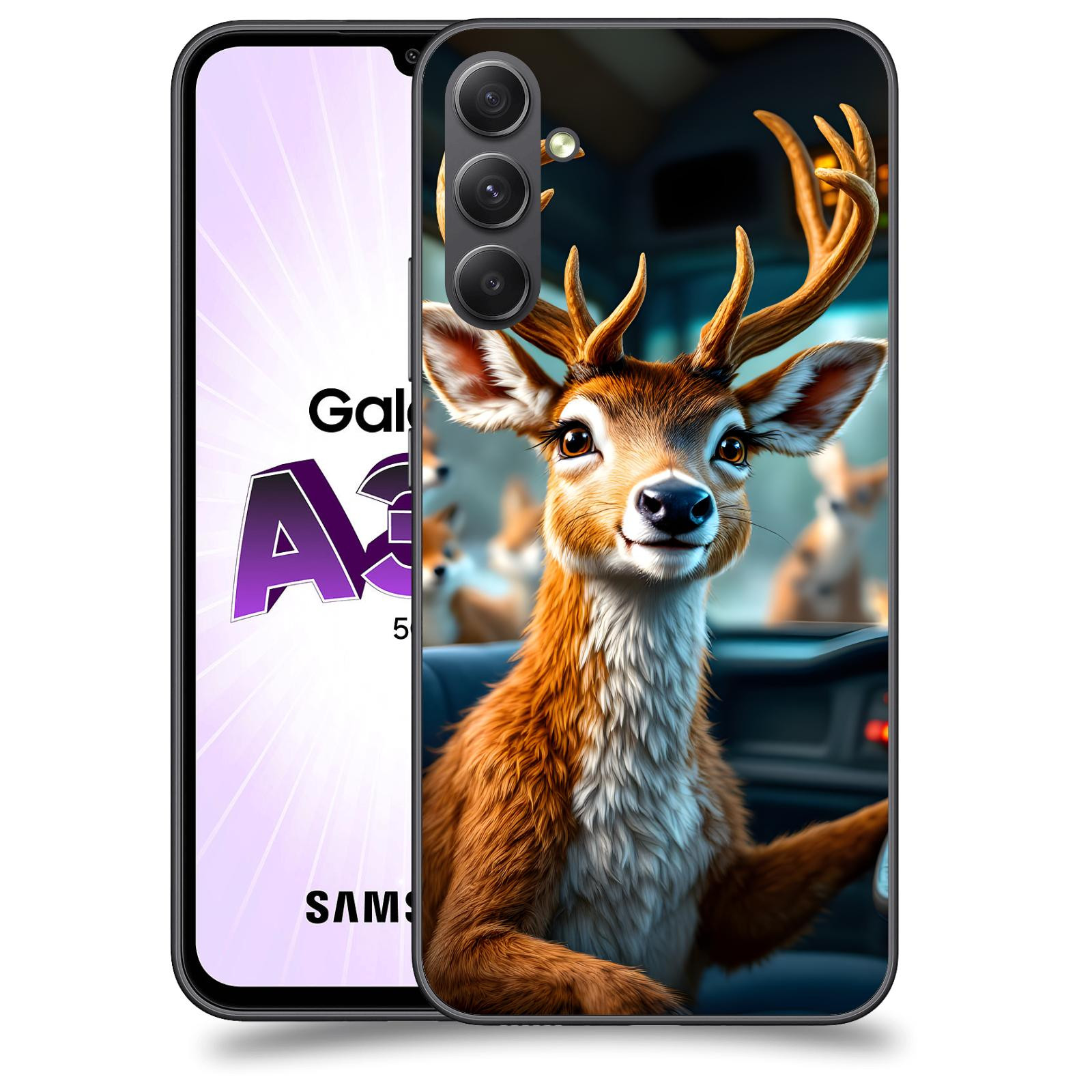 ACOVER Kryt na mobil Samsung Galaxy A34 - Jelen