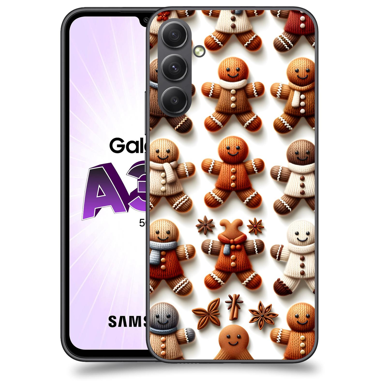 ACOVER Kryt na mobil Samsung Galaxy A34 - Perníčky 2