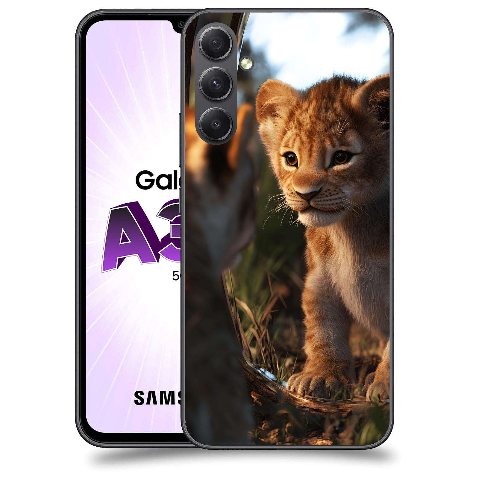 ACOVER Kryt na mobil Samsung Galaxy A34 - Lvíče
