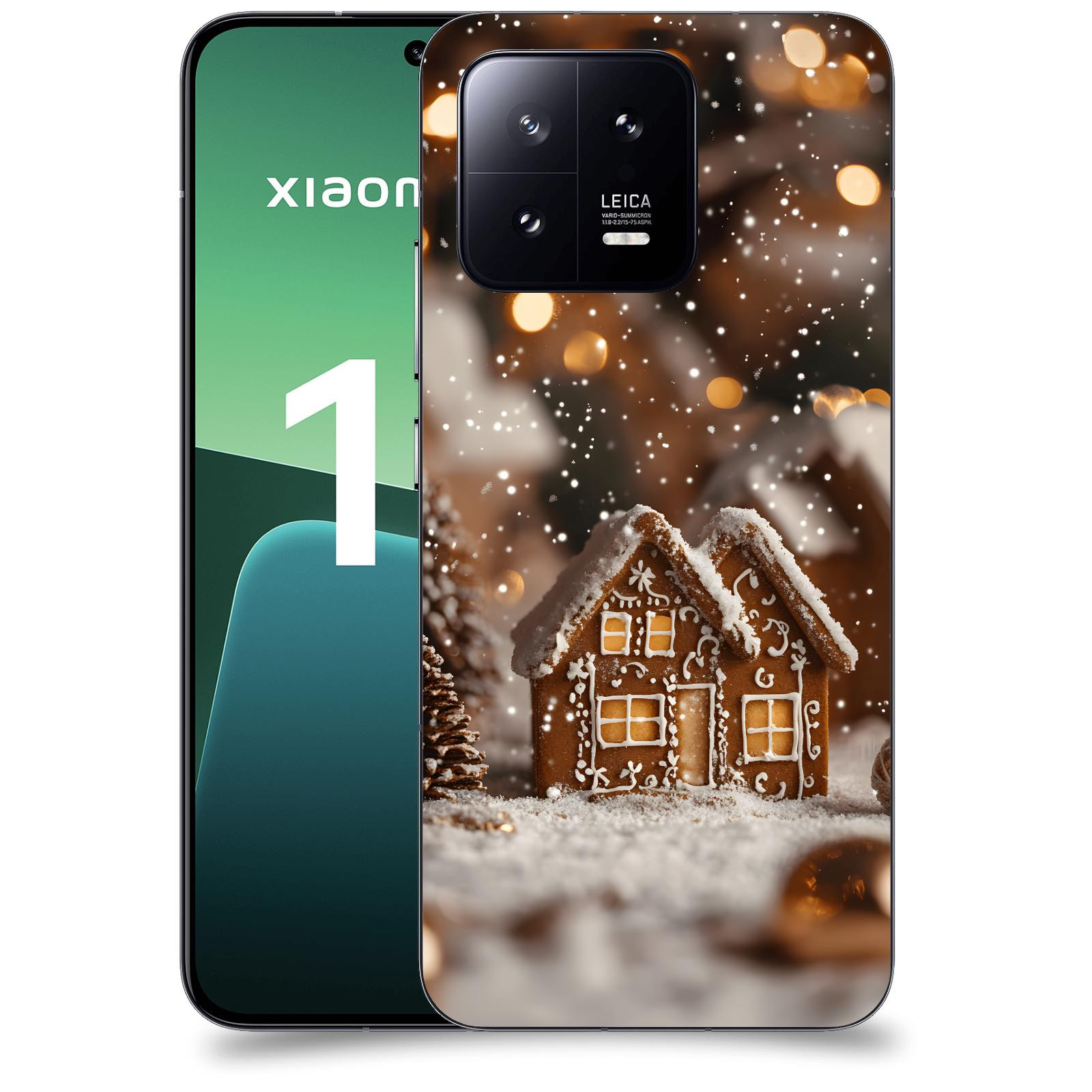 ACOVER Kryt na mobil Xiaomi 13 - Perníková chaloupka
