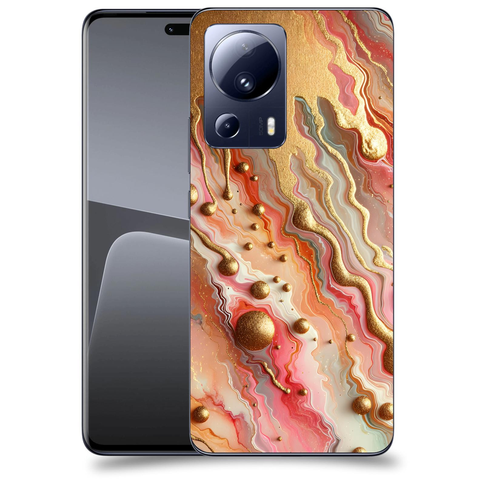 ACOVER Kryt na mobil Xiaomi 13 Lite - Liquid Gold