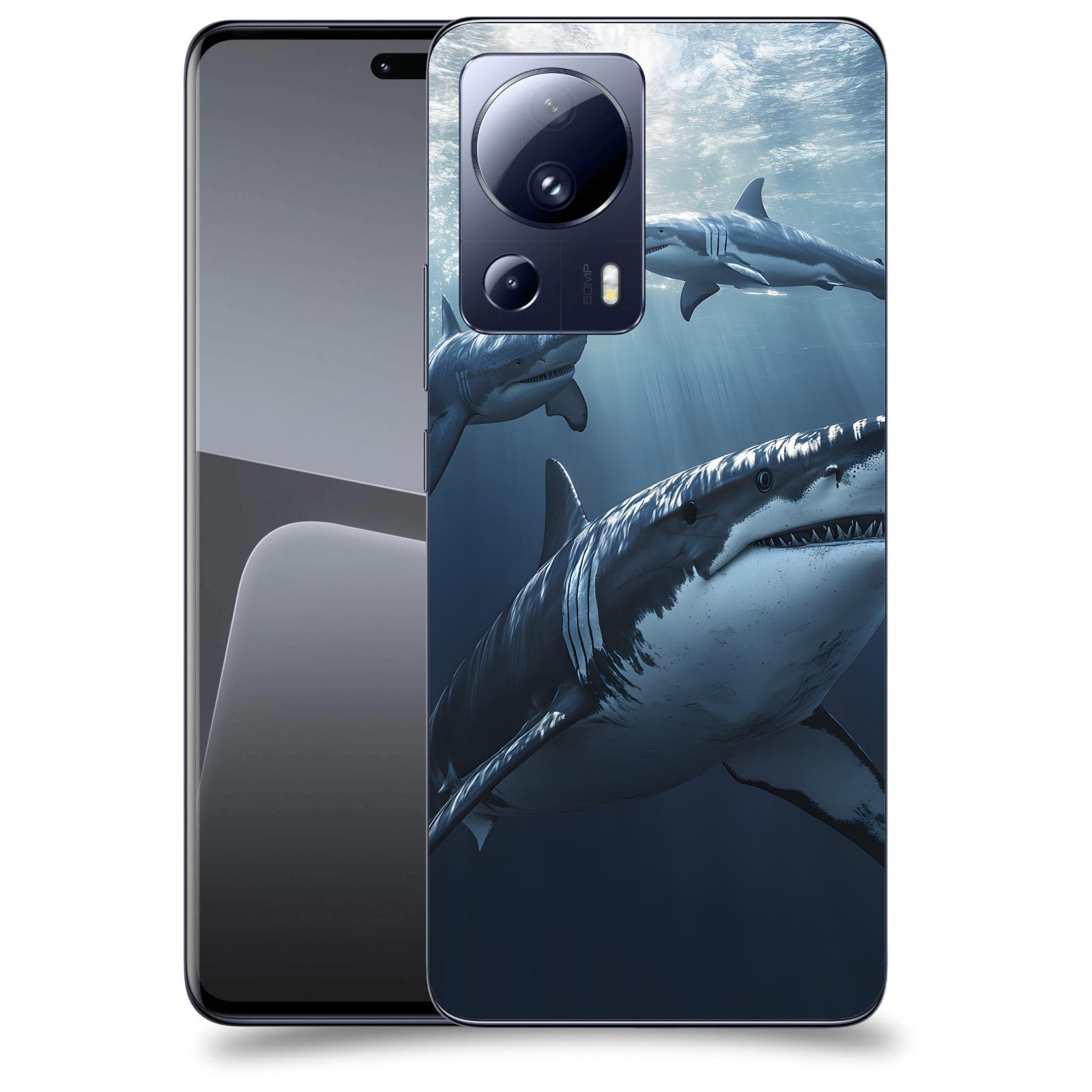 ACOVER Kryt na mobil Xiaomi 13 Lite - Žraloci